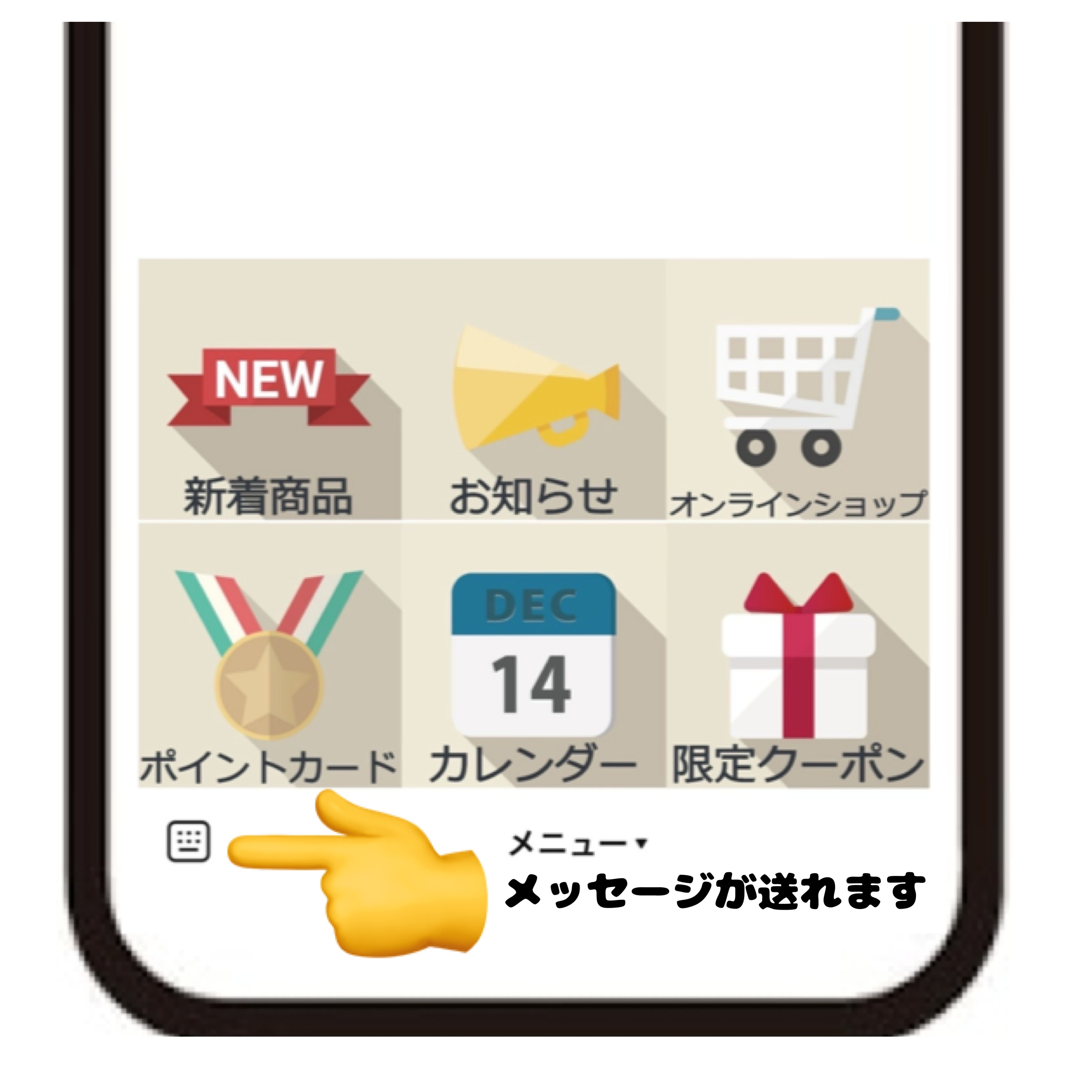 LINEメッセージの使い方