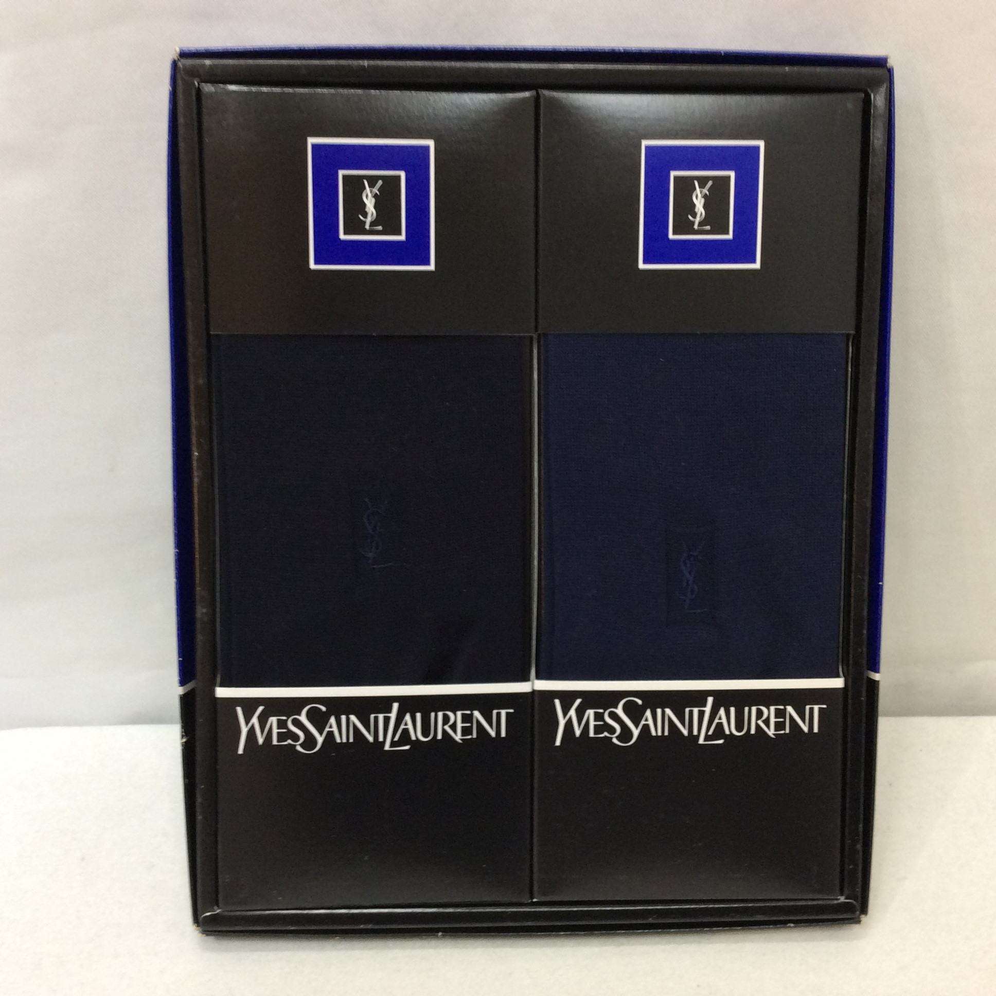 未使用☆イヴ・サンローラン YSL 紳士 靴下2足組