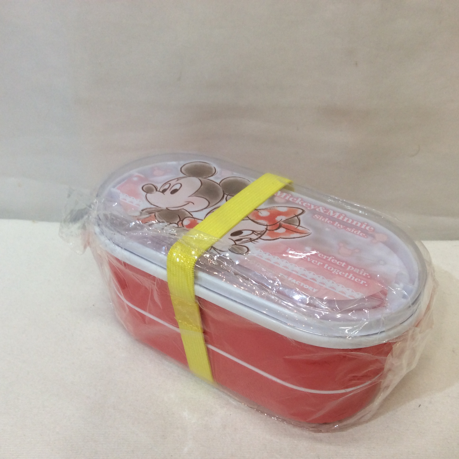 未使用 ミッキー＆ミニー  2段お弁当箱