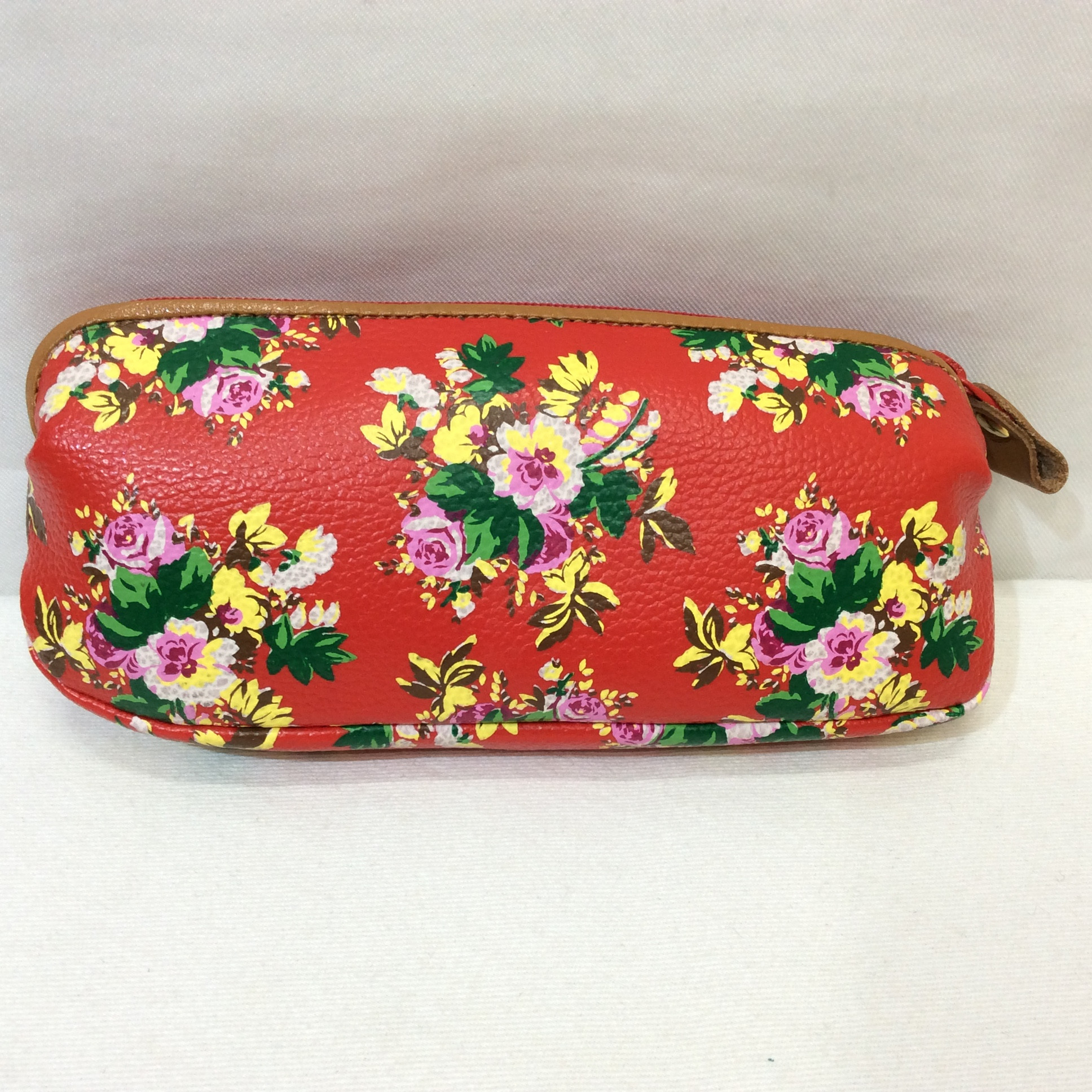 未使用☆KENZO ポーチ 赤×花柄