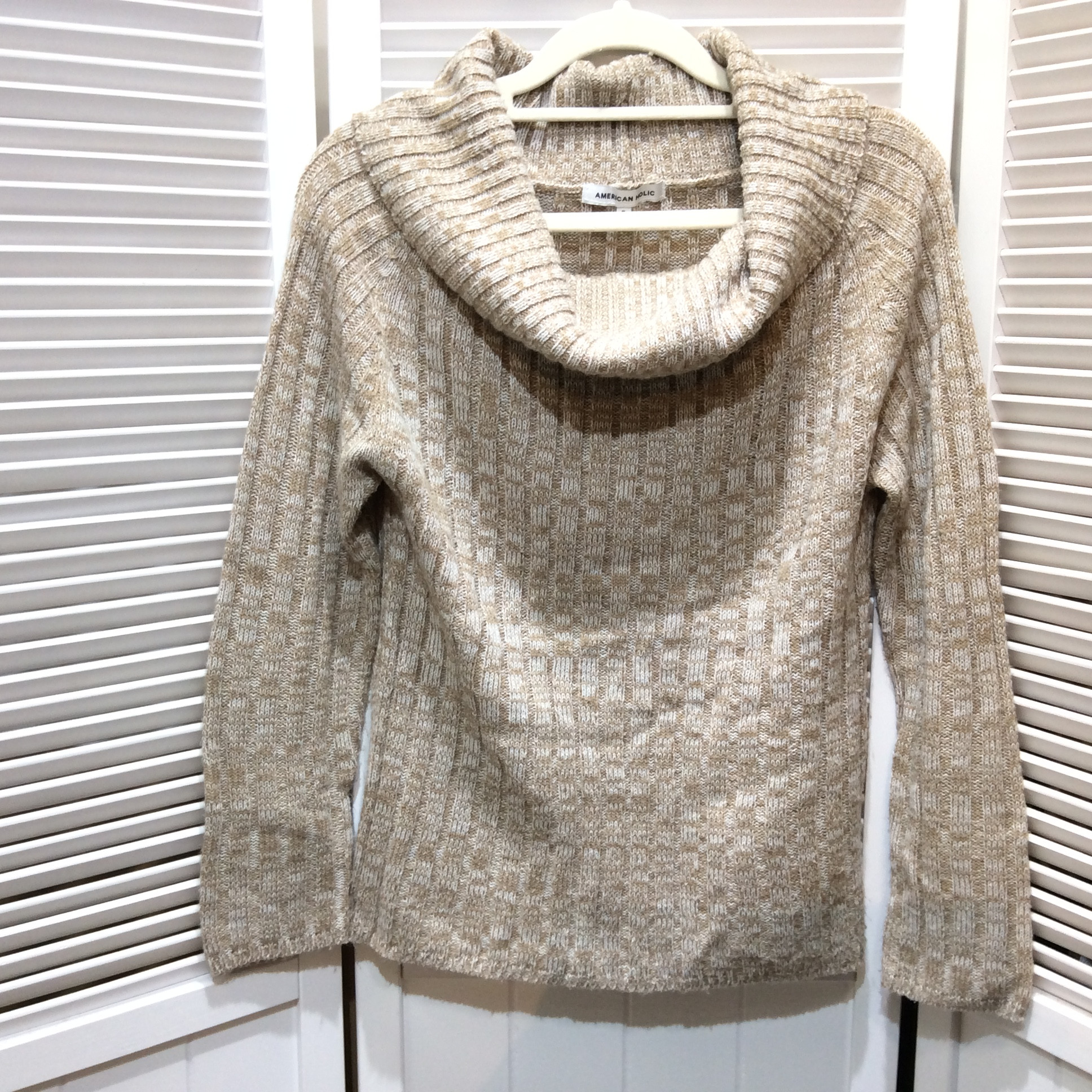アメリカンホリック タートルセーター フリーサイズ   ベージュ系