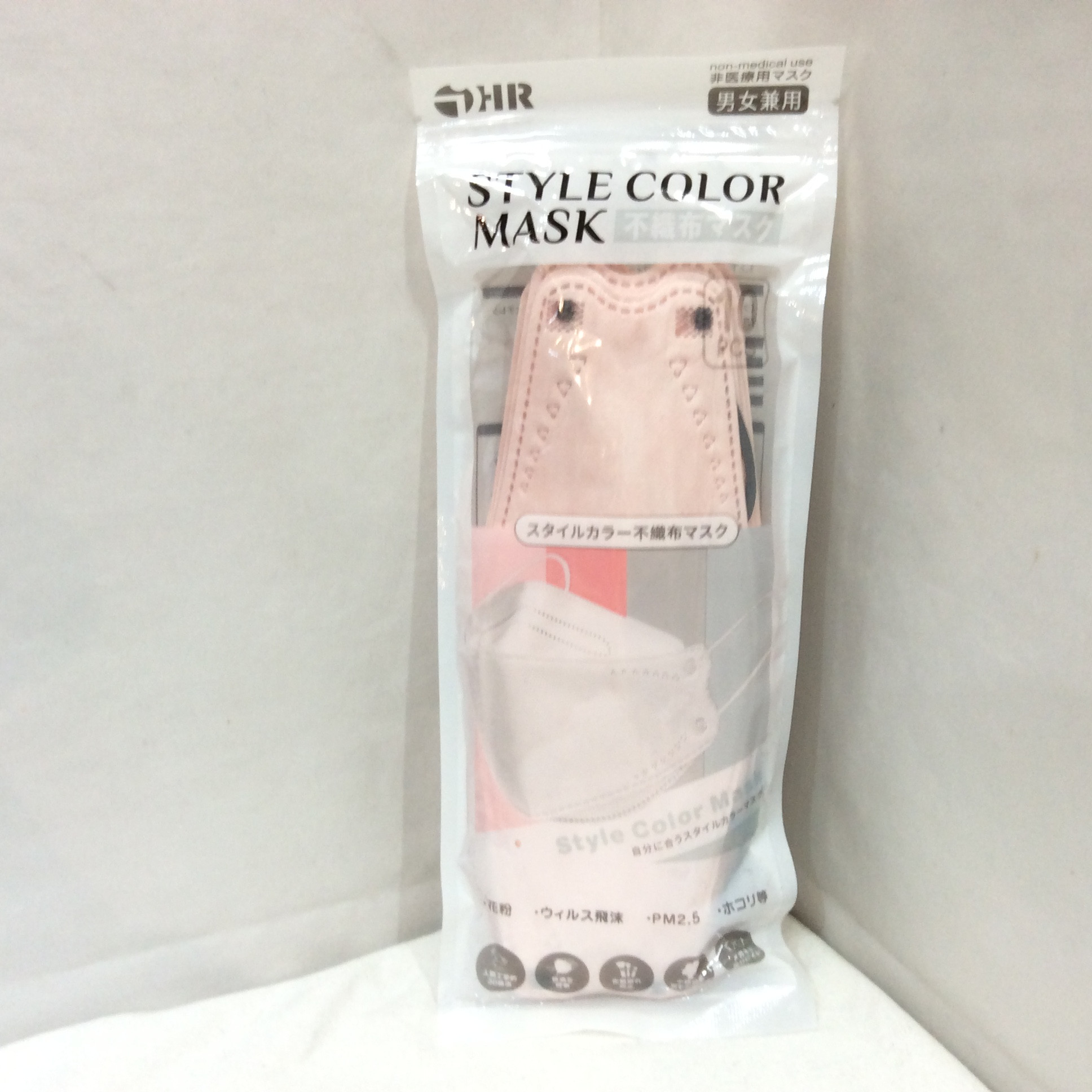 未使用 不織布マスク 10枚  ピンク