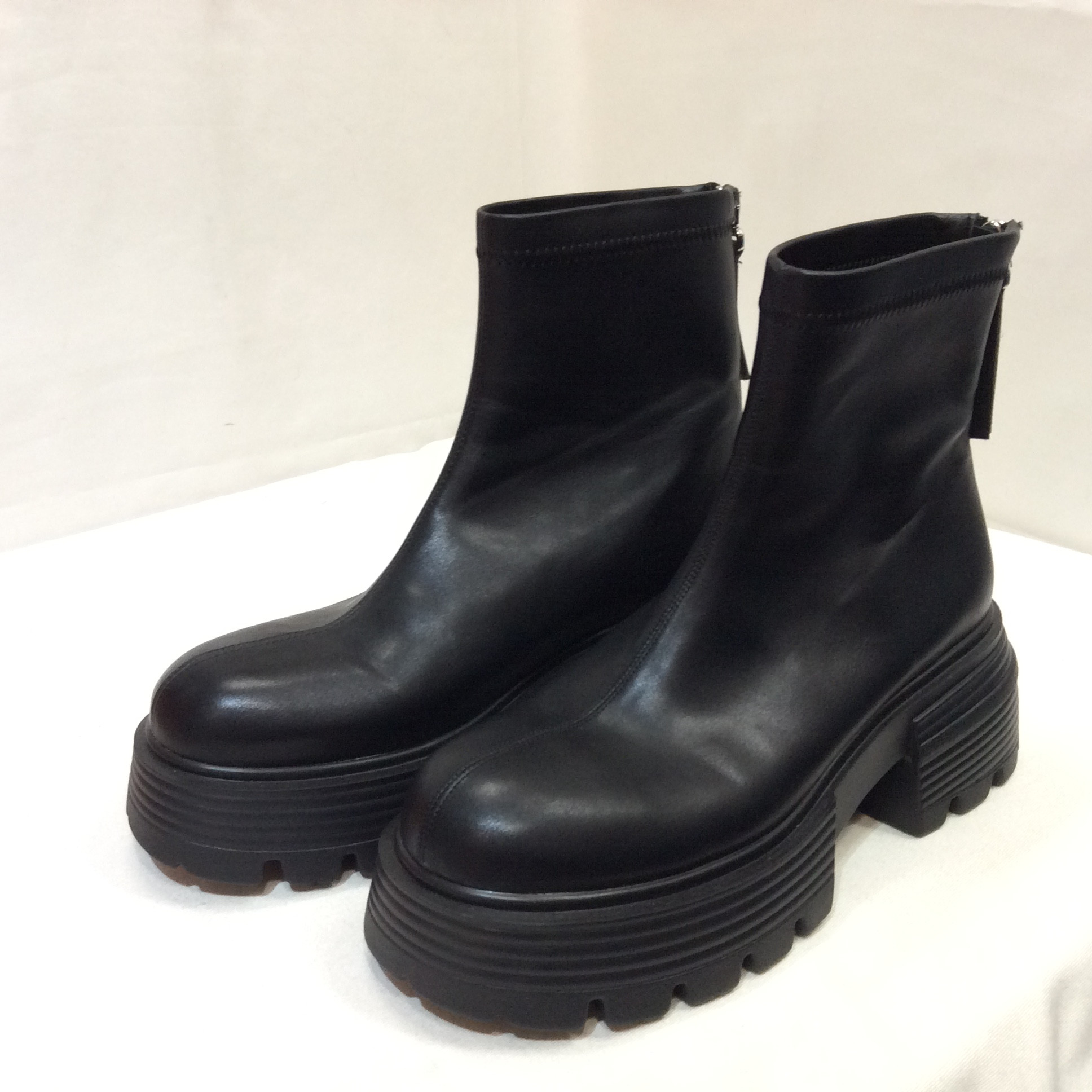 オリエンタルトラフィック 合皮厚底ブーツ  L 黒  美品