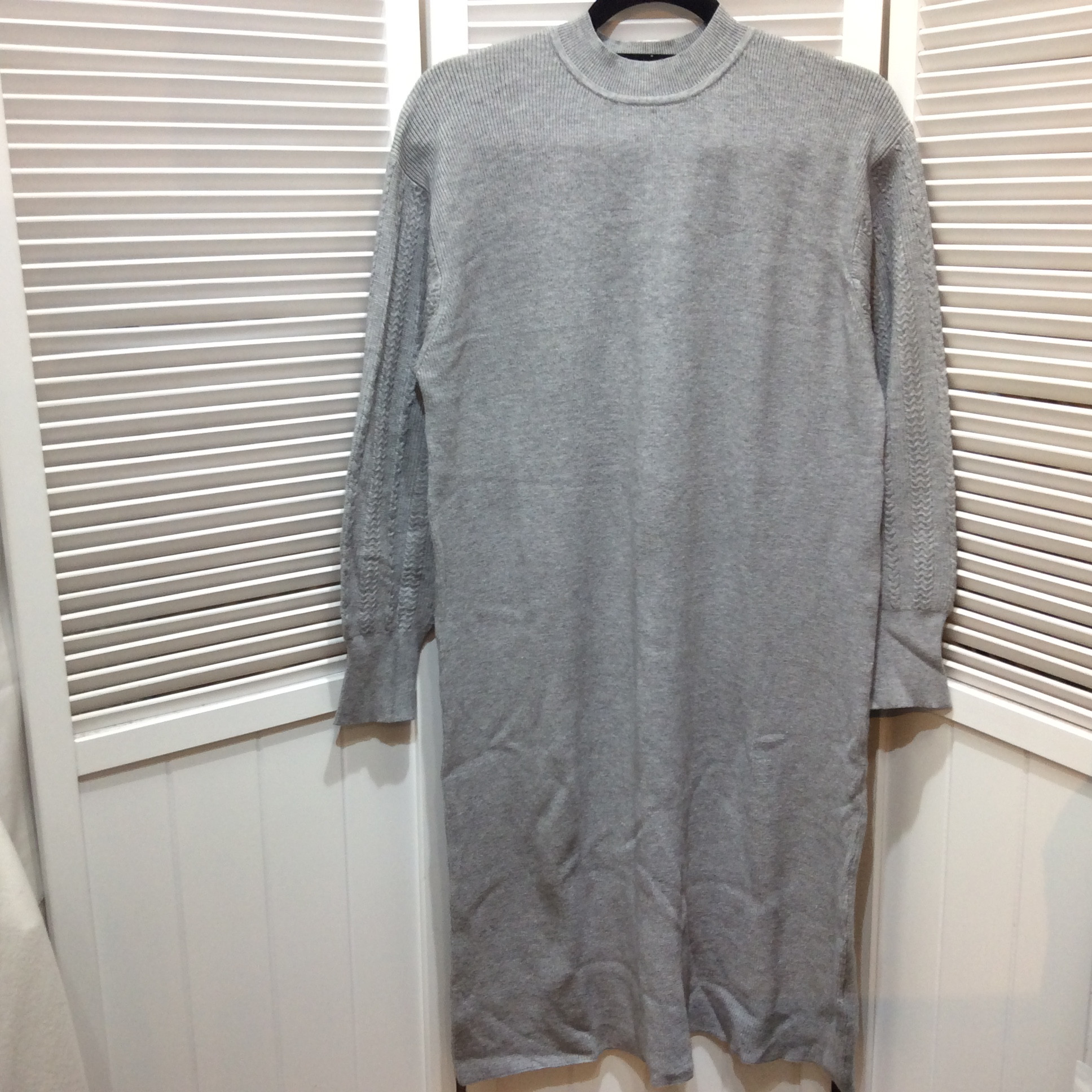 ジュンコシマダPART2 ニットロングワンピース XL  グレー