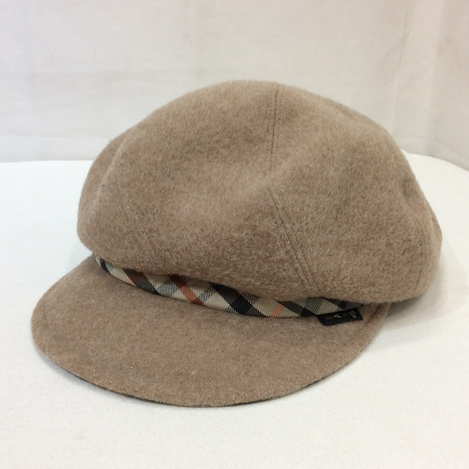 DAKS ダックス アルパカ混 ハンチング帽 57cm ベージュ