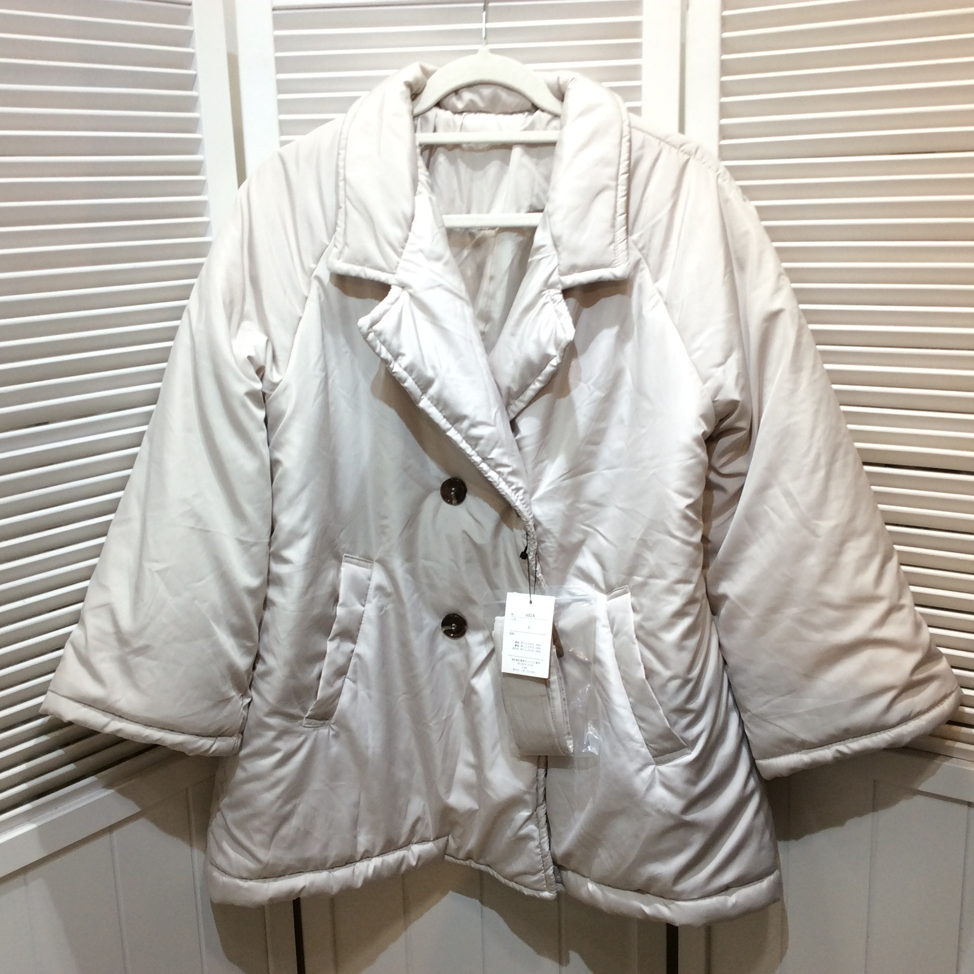 未使用☆GRL グレイル 中綿コート ジャケット F フリーサイズ