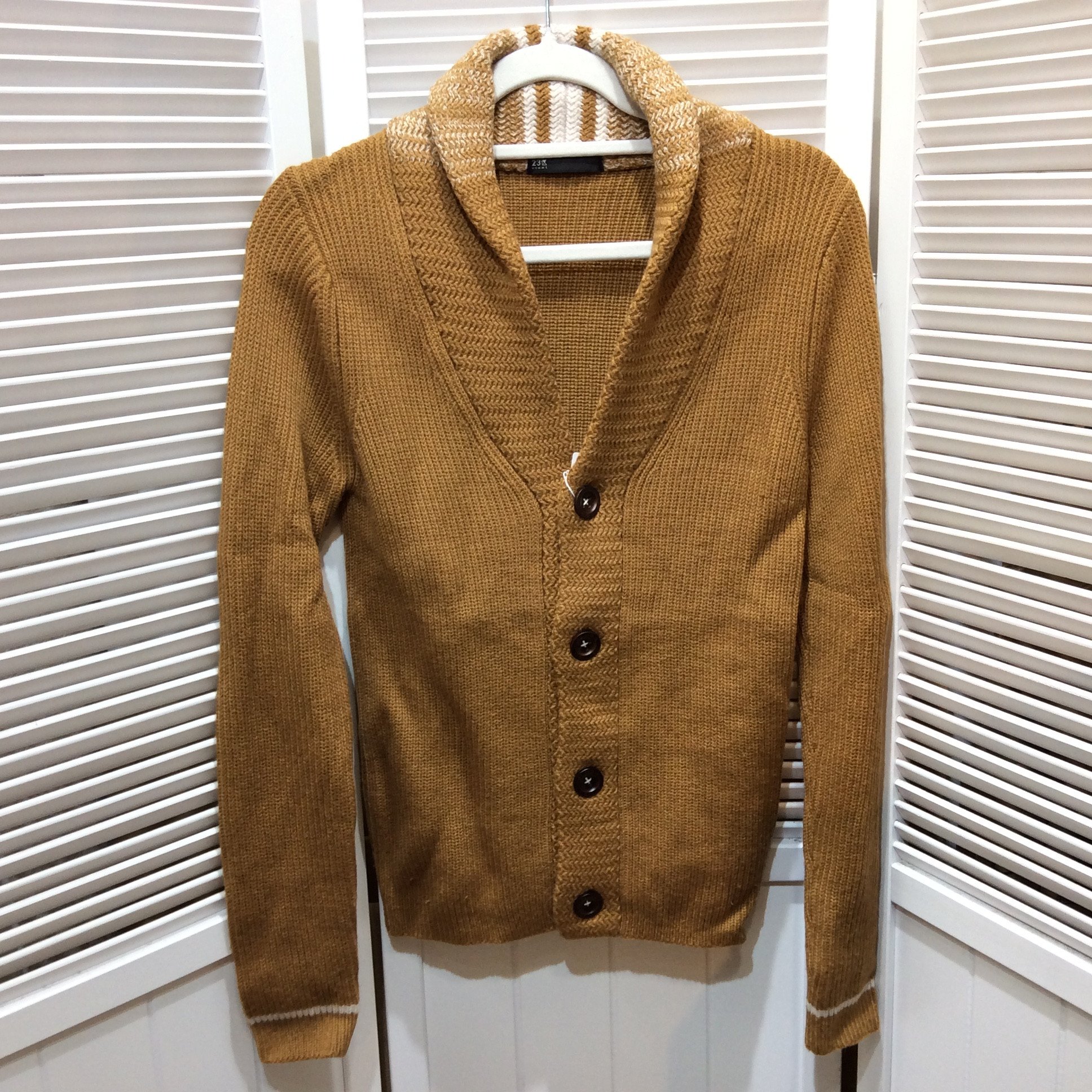 23区 HOMME メンズ カーディガン 46 ブラウン