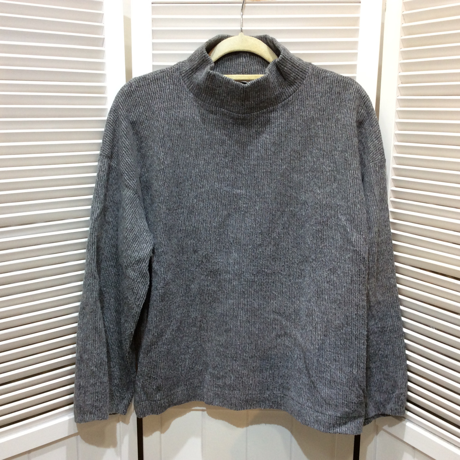 ZARA ザラ タートル プルオーバーカットソー M グレー