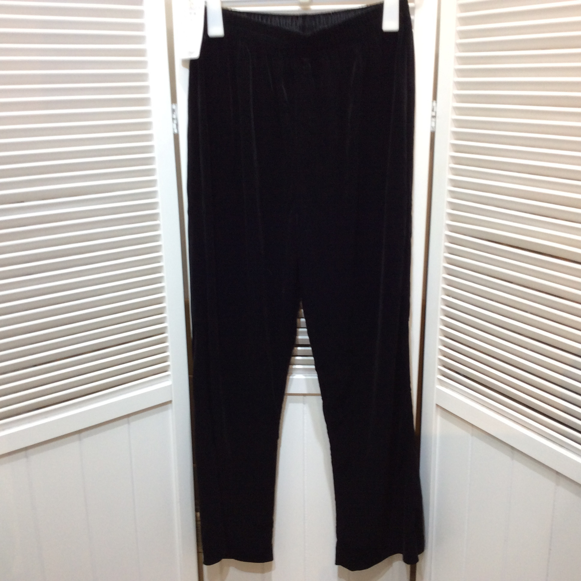 未使用☆ベロアパンツ LL ブラック