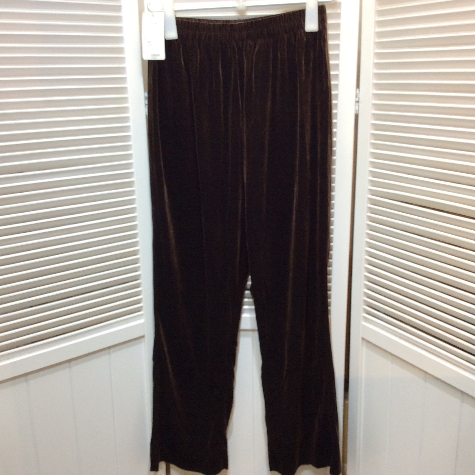 未使用☆ベロアパンツ LL ブラウン