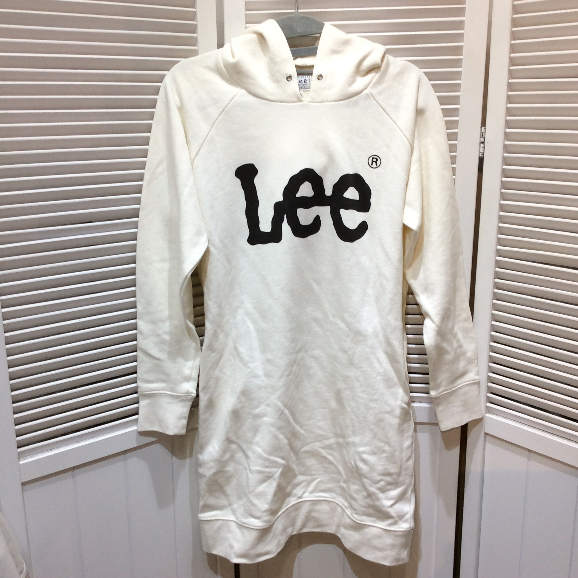 Lee リー ロングパーカー M ホワイト