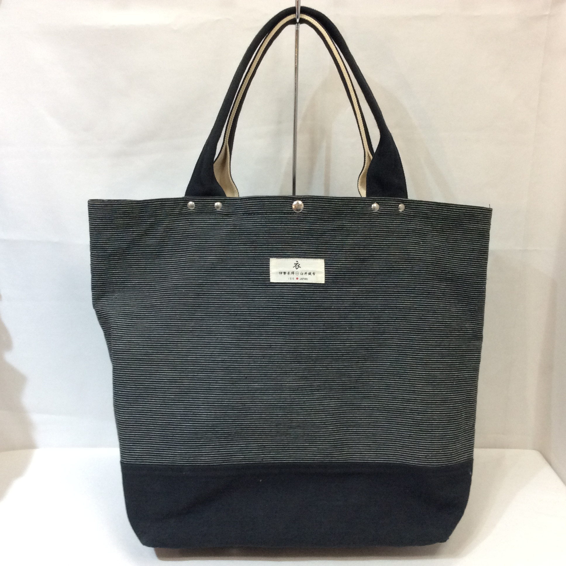 衣 伊勢木綿 臼井織布 トートバッグ
