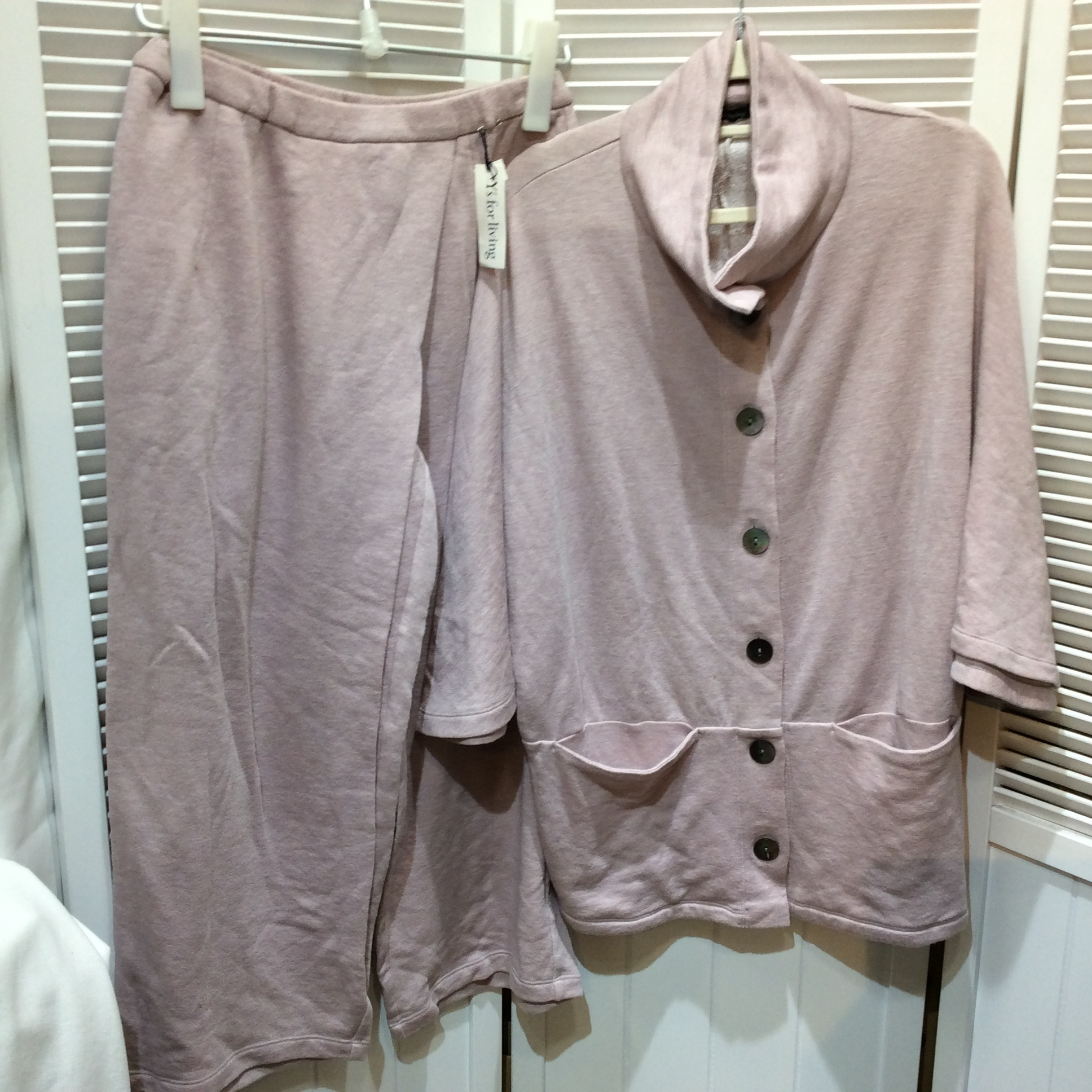 未使用☆Y's for living ルームウェア上下セット パープル系