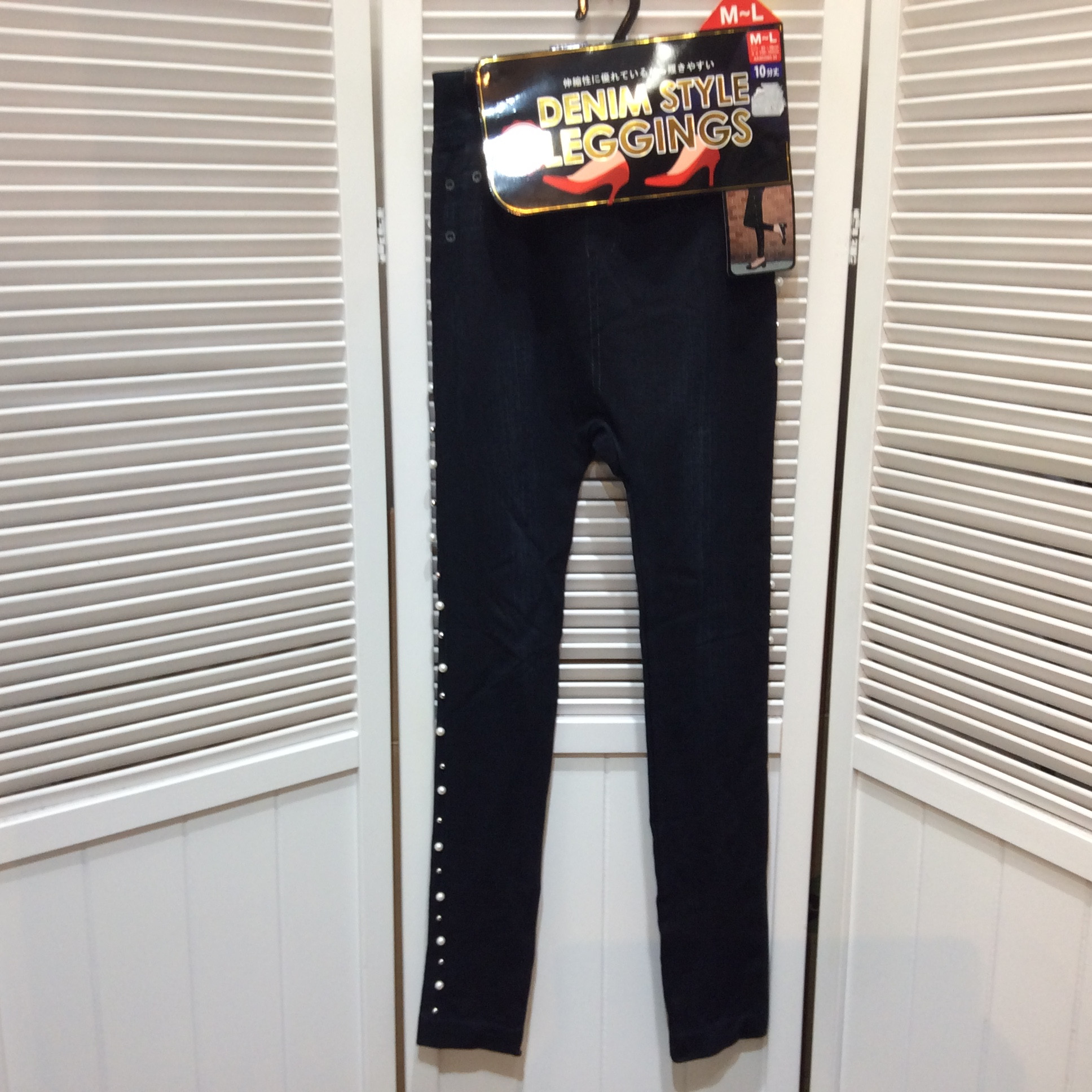 新品 デニムスタイル レギンス M〜L  インディ