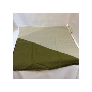 半額値下げ❗️未使用☆MOISMONT モワモン フランス製 ウールショール 大判 スカーフ ストール オリーブグリーン