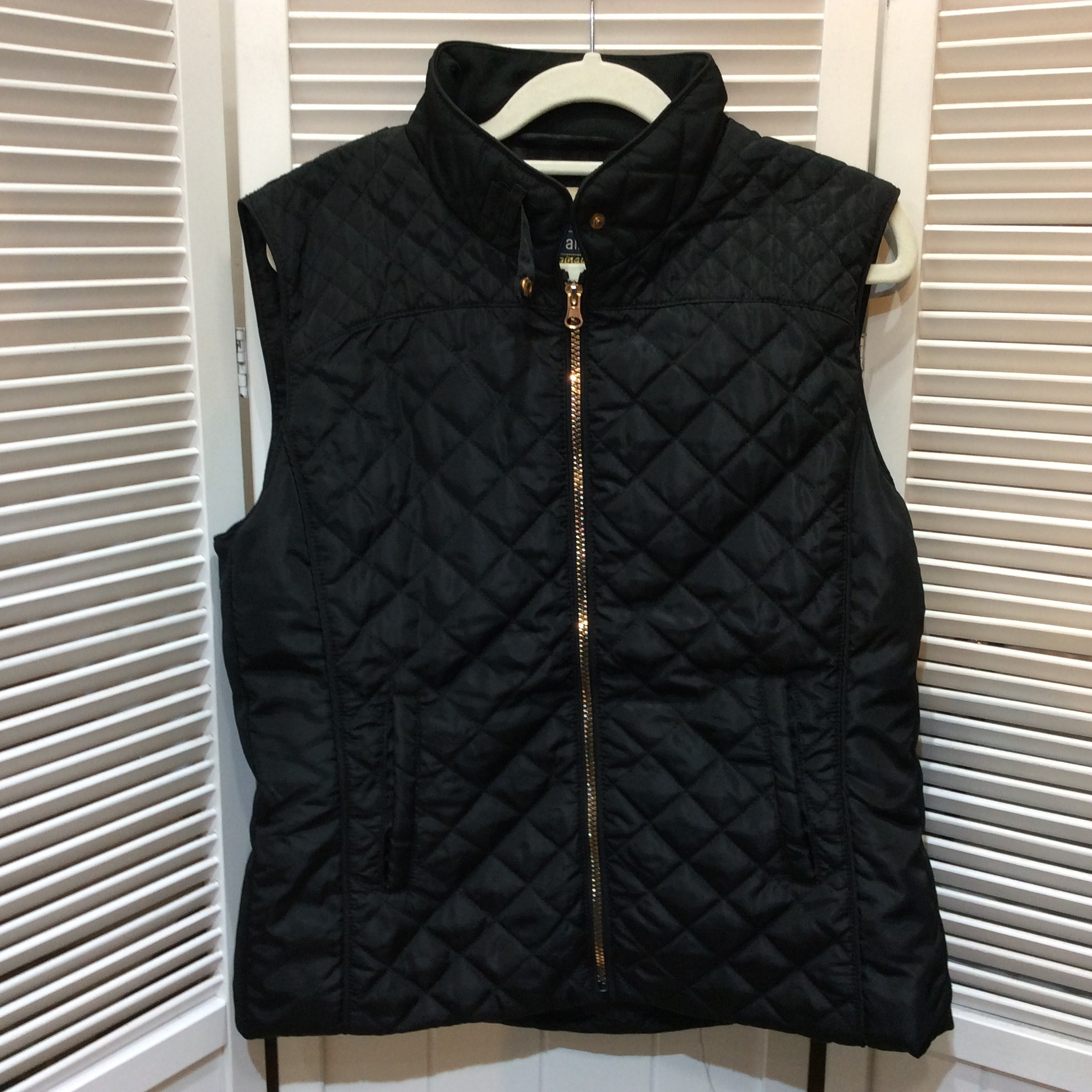 Cavalini 中綿ナイロンベスト PL ブラック