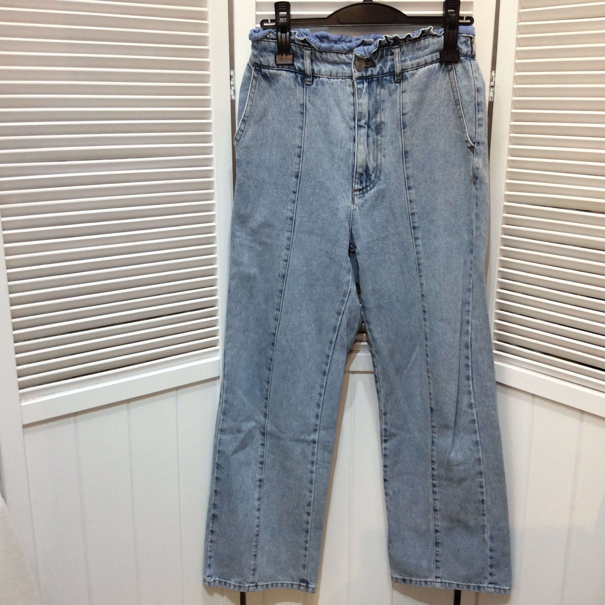 デニムワイドパンツ  フリーサイズ   