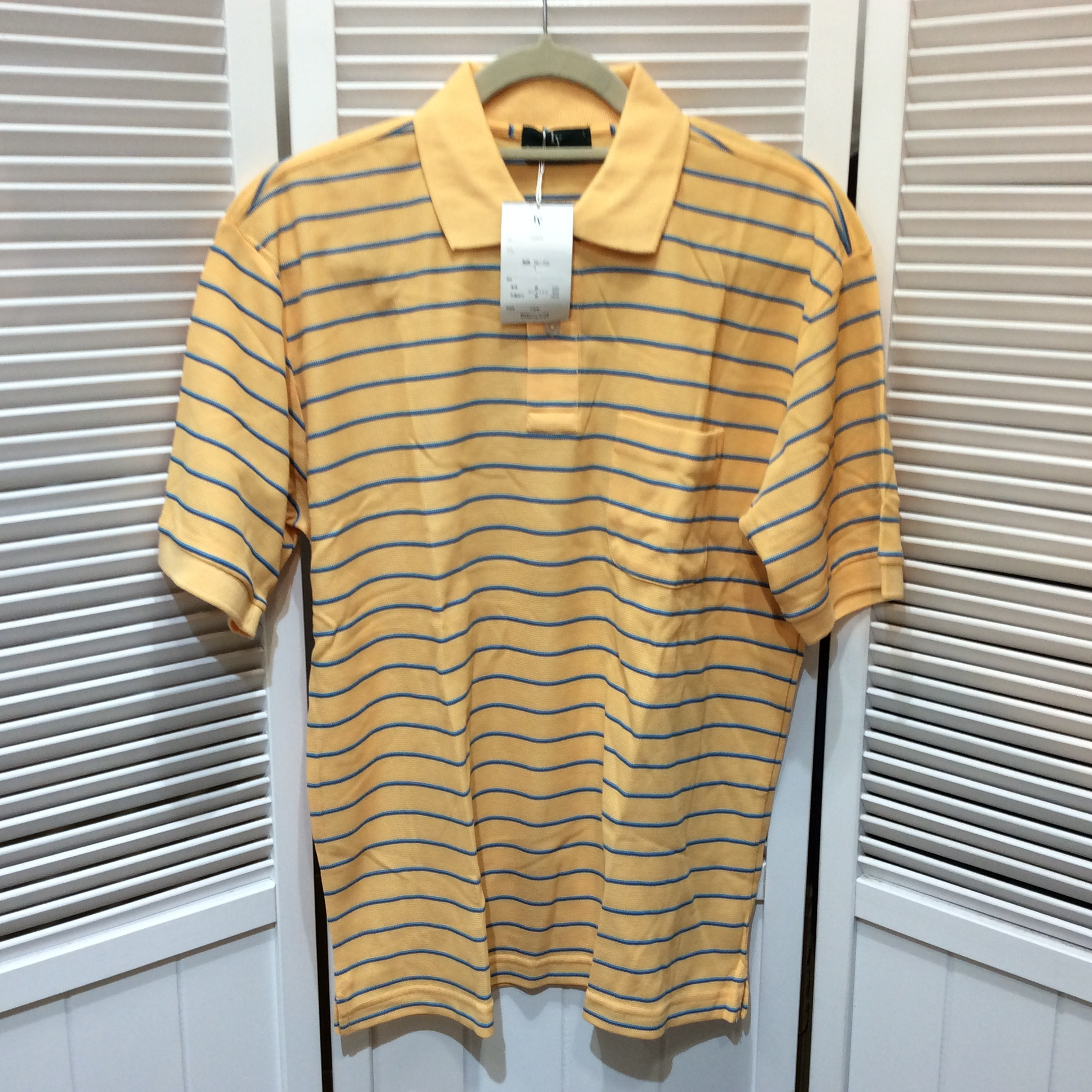 未使用☆IY BASICS メンズ 半袖ポロシャツ L