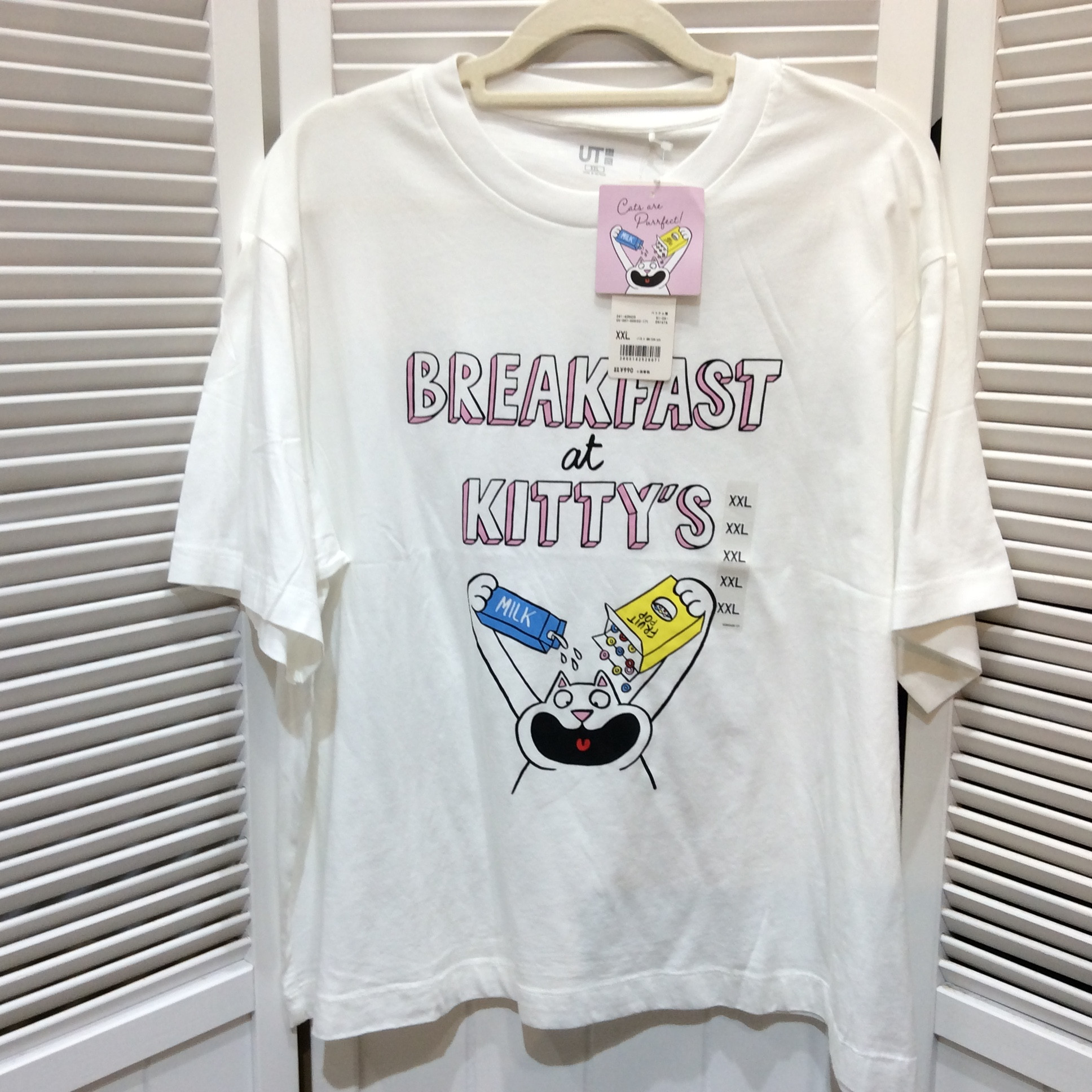 未使用 ユニクロ×キャッツアーパーフェクト UT コラボTシャツ XXL