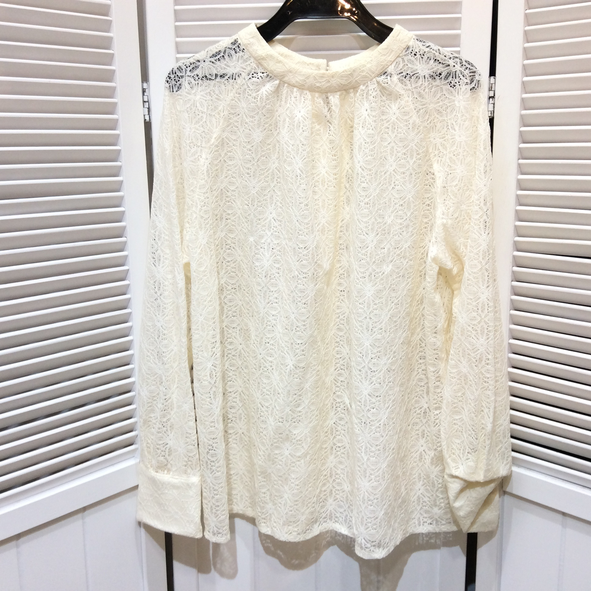 Te chichi レースブラウス フリーサイズ   オフホワイト 美品