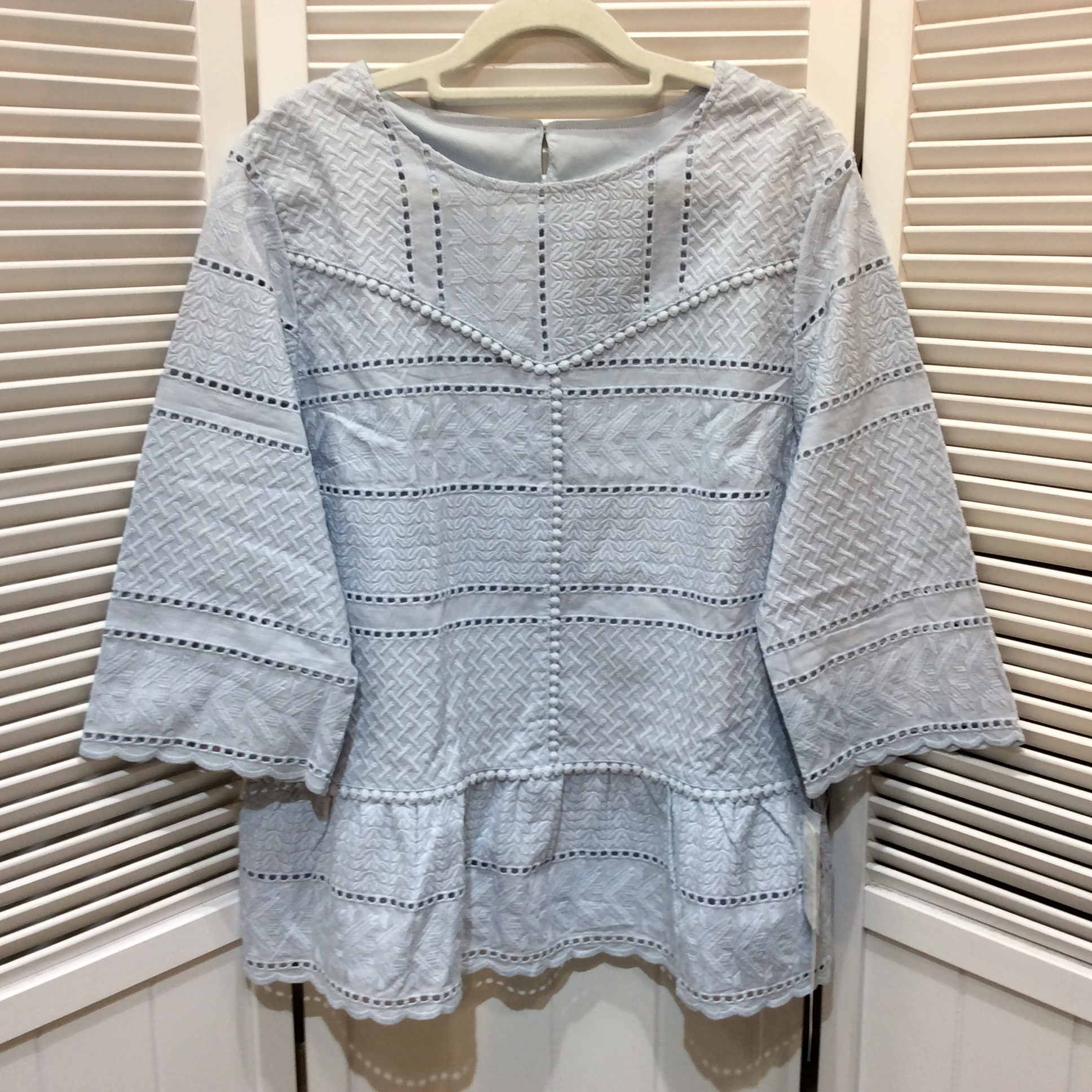 未使用☆STYLE RAVIE スタイルラヴィー プルオーバー 11号 水色 ショップチャンネル