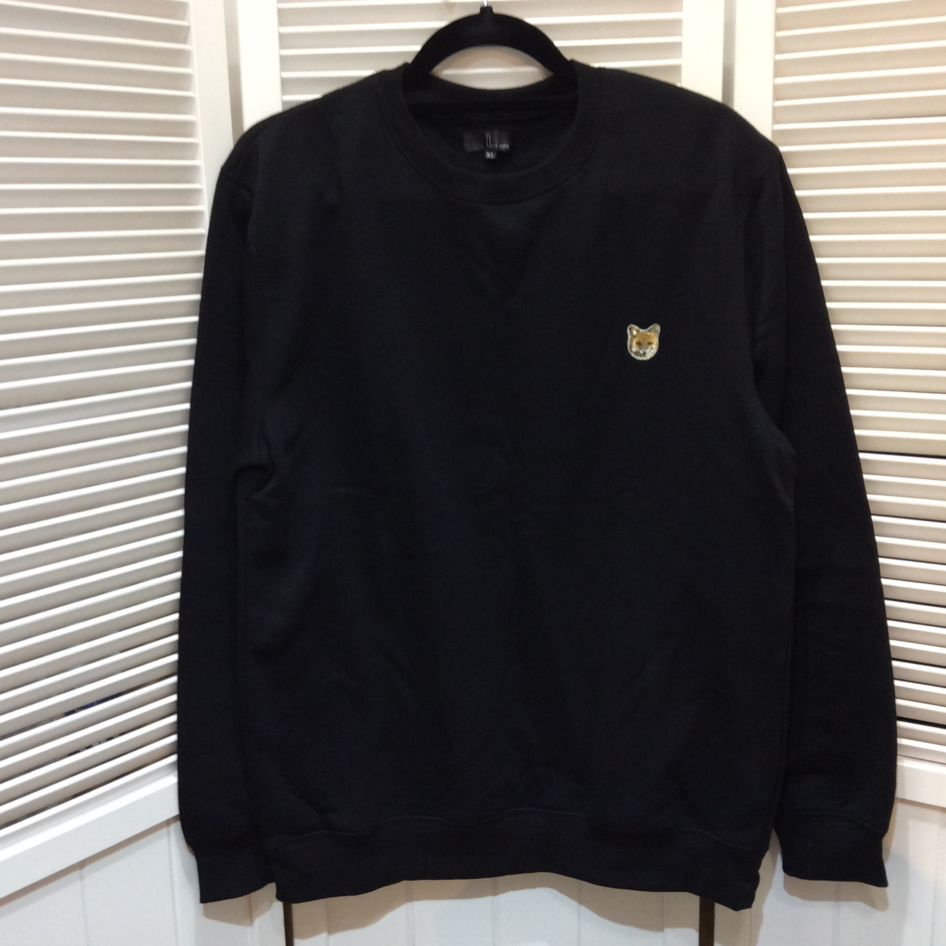 未使用 ZIP FIVE 裏起毛トレーナー サイズXL ブラック 男女兼用