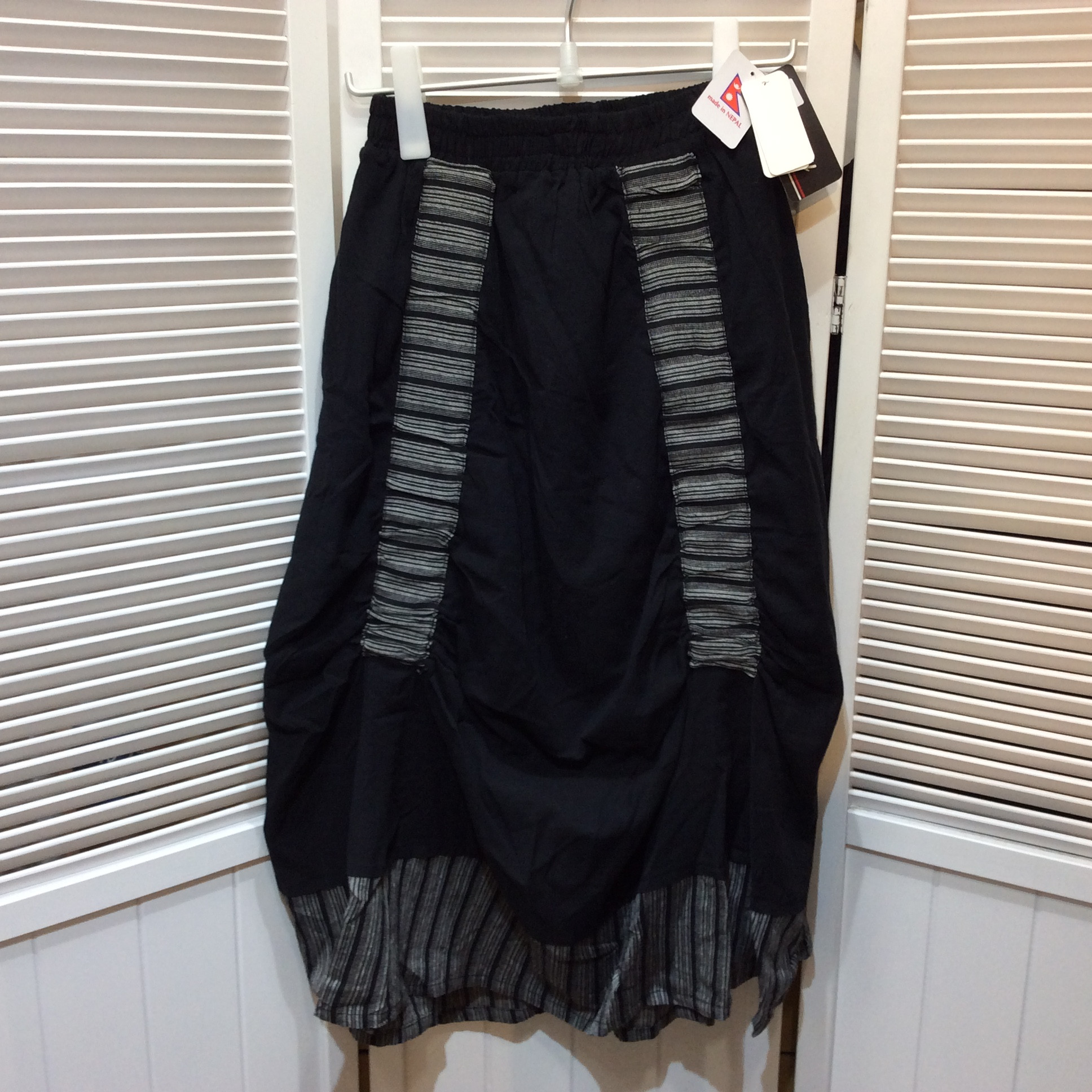 新品☆3s4you ロングスカート M~L ブラック