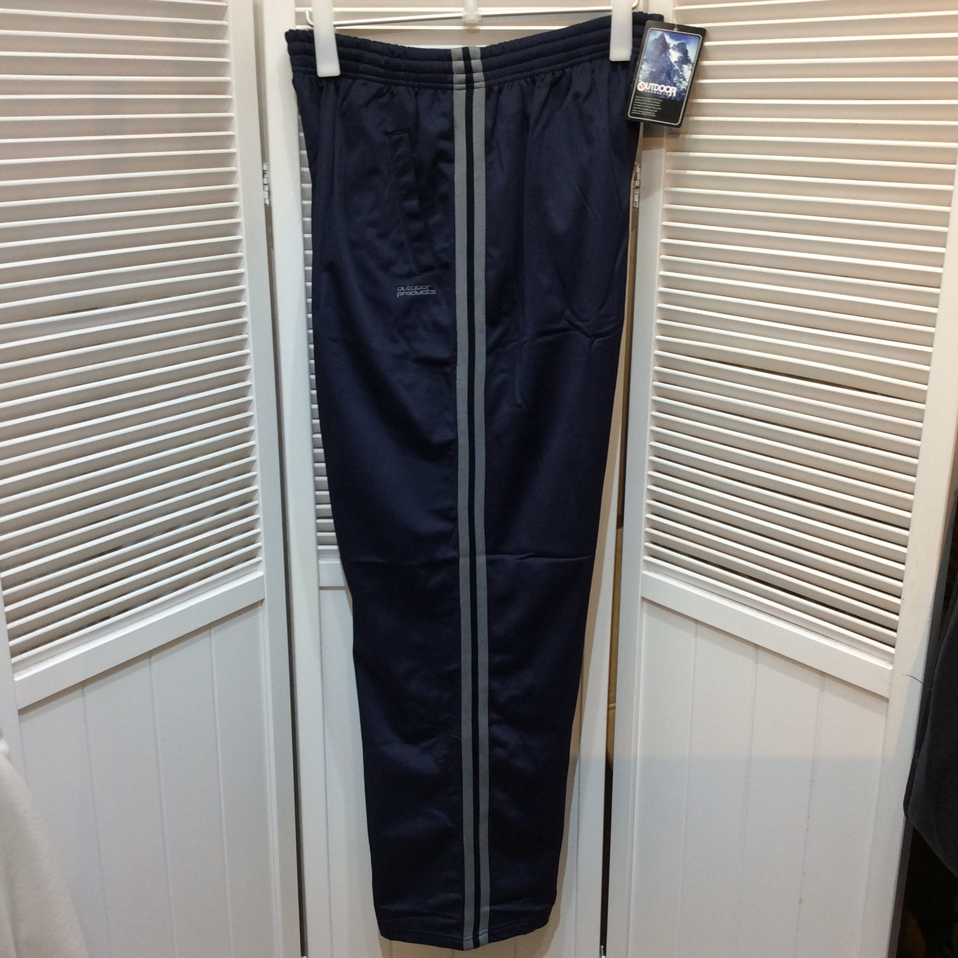 未使用☆OUTDOOR アウトドア メンズ ジャージパンツ XL ネイビー