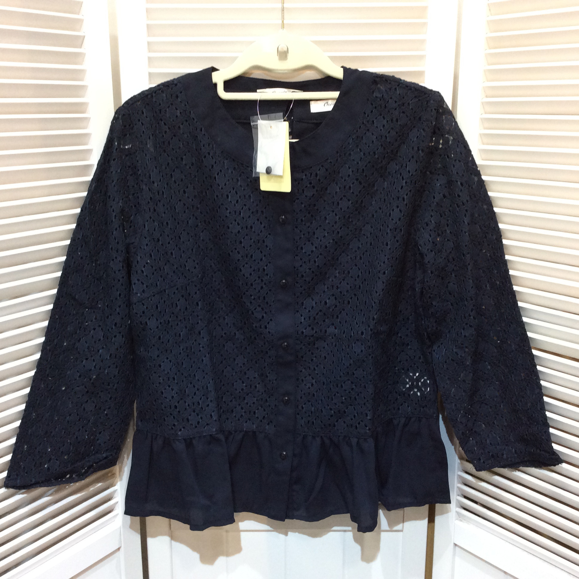 未使用☆Oscope オスコープ アンサンブル L ネイビー