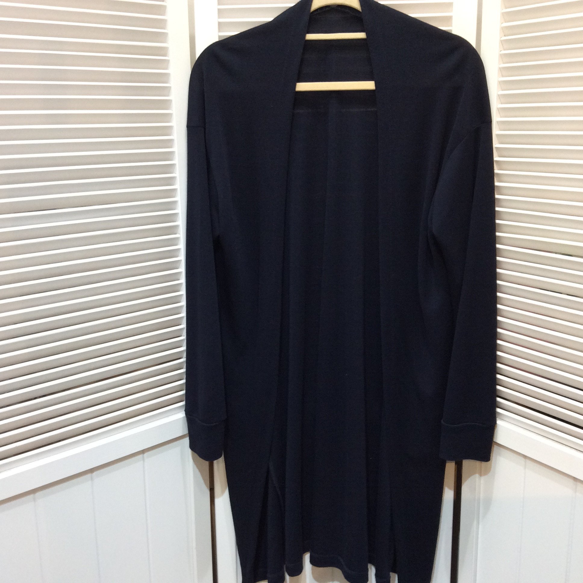 組曲 羽織りカーディガン  サイズ2  ネイビー  美品