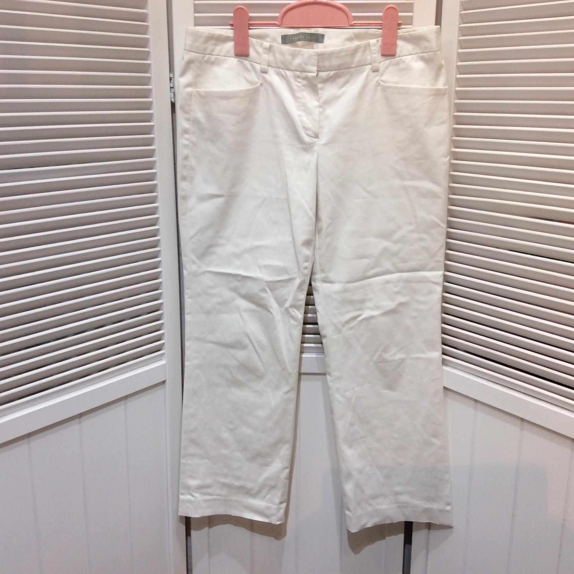 セオリーリュクス    サブリナパンツ  40 ホワイト