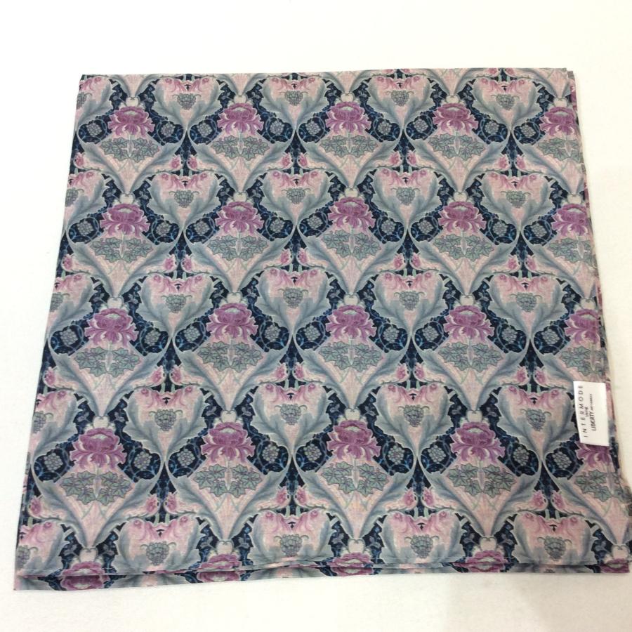 新品☆LIBERTY リバティ ショール パープル系 花柄