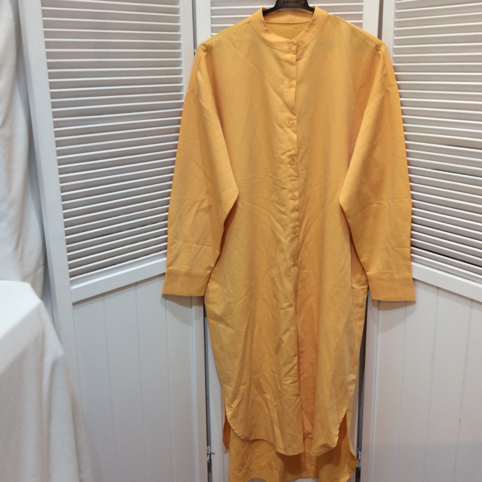 ロペ シャツワンピース サイズ38 オレンジ