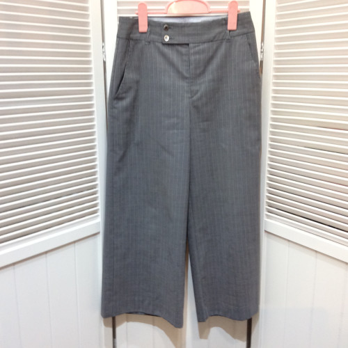 HUMAN WOMAN パンツ SS グレーチェック  美品