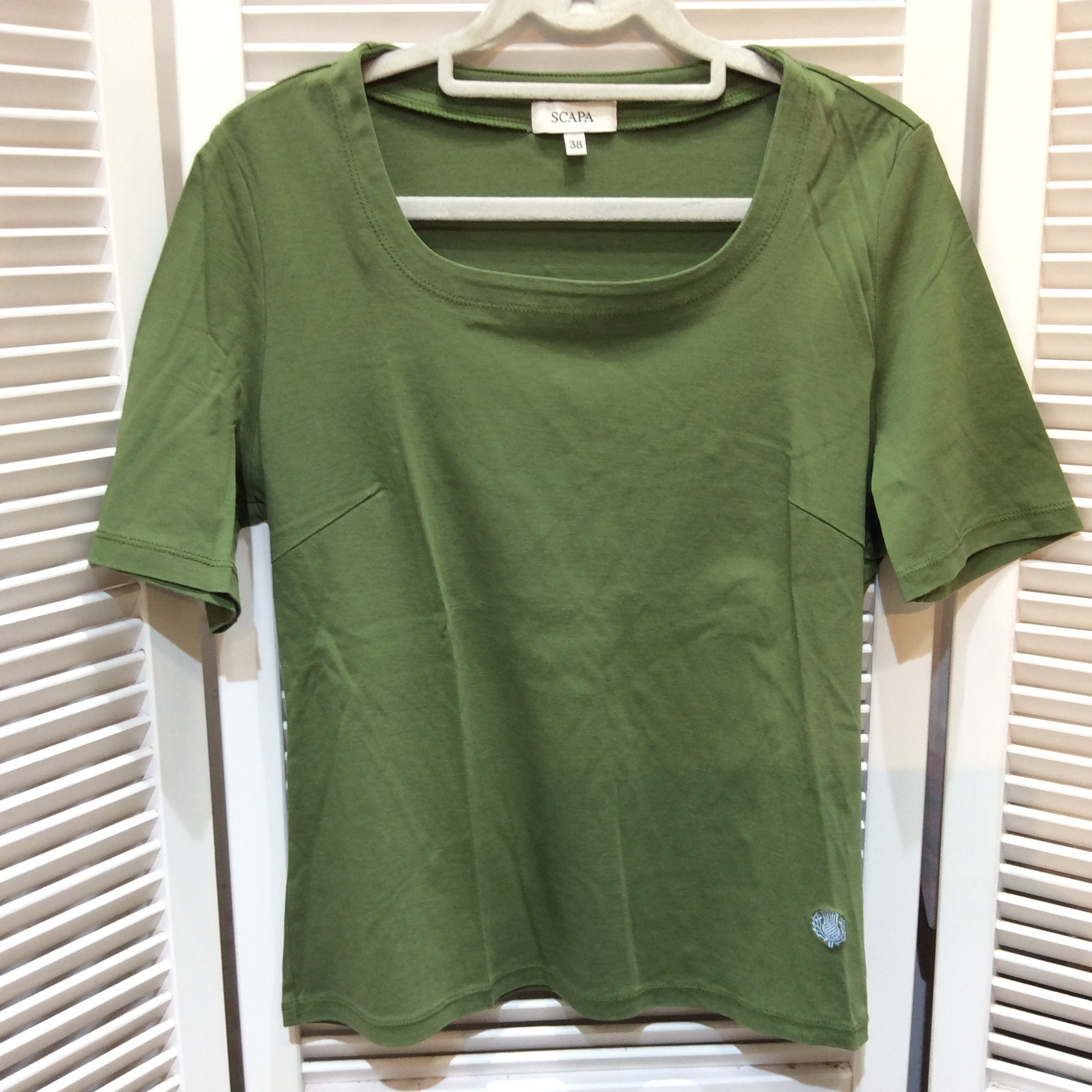 SCAPA Tシャツ  38 グリーン  美品