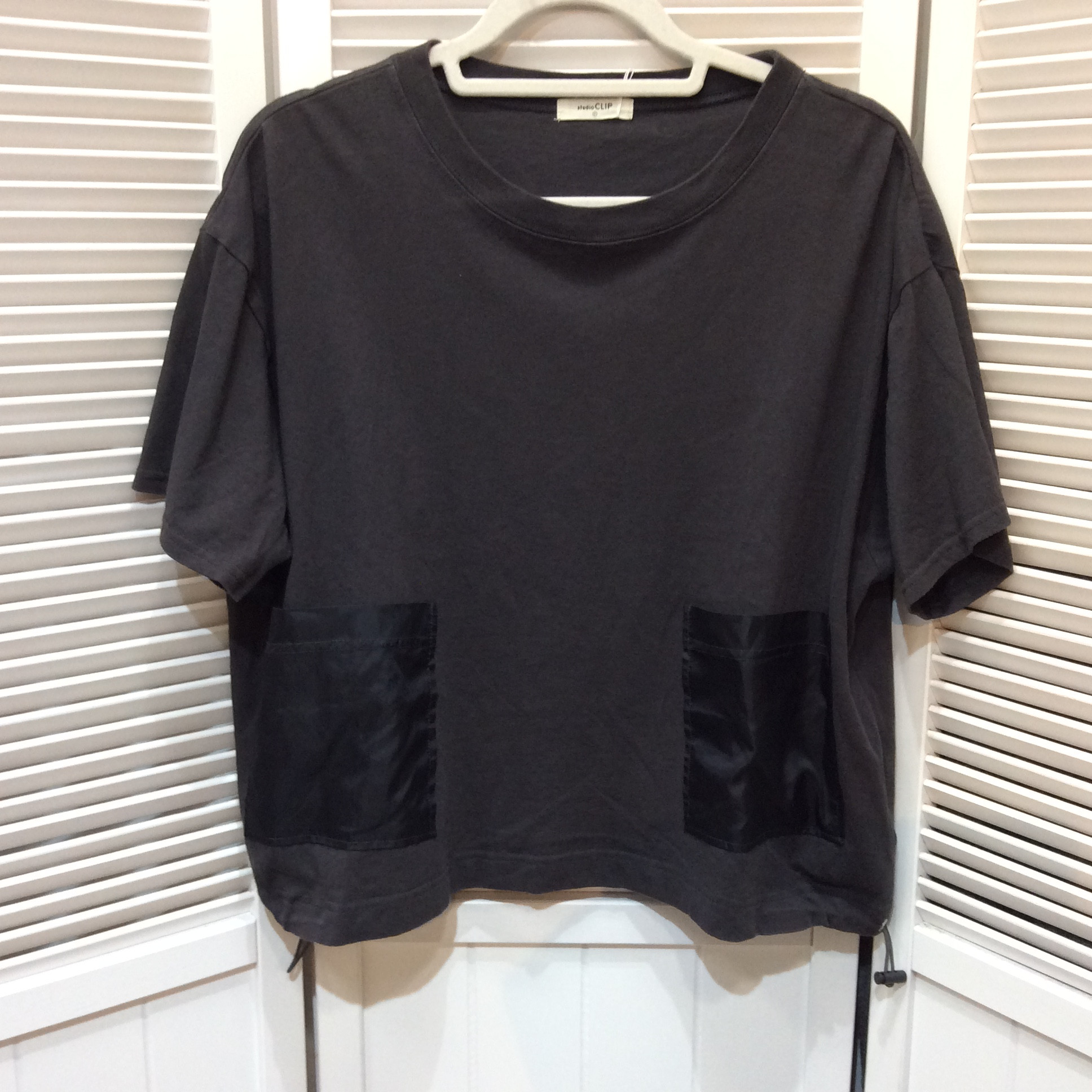スタジオクリップ   Tシャツ フリーサイズ   ダークグレー