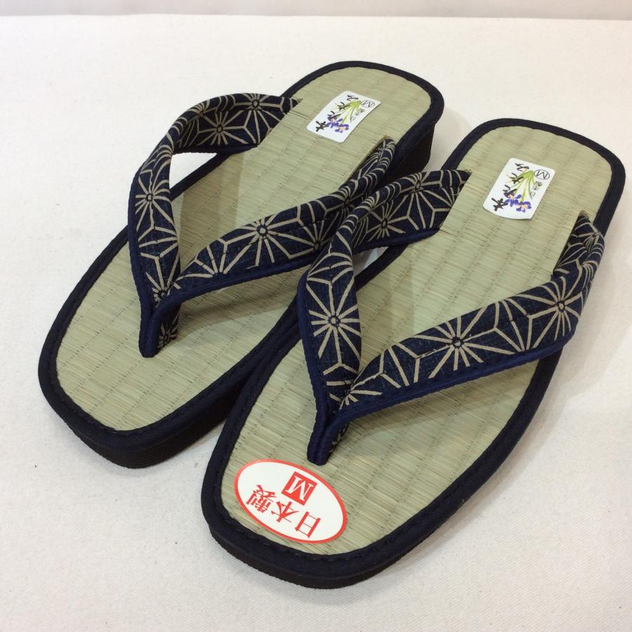 未使用☆メンズ い草サンダル M 本たたみ 日本製