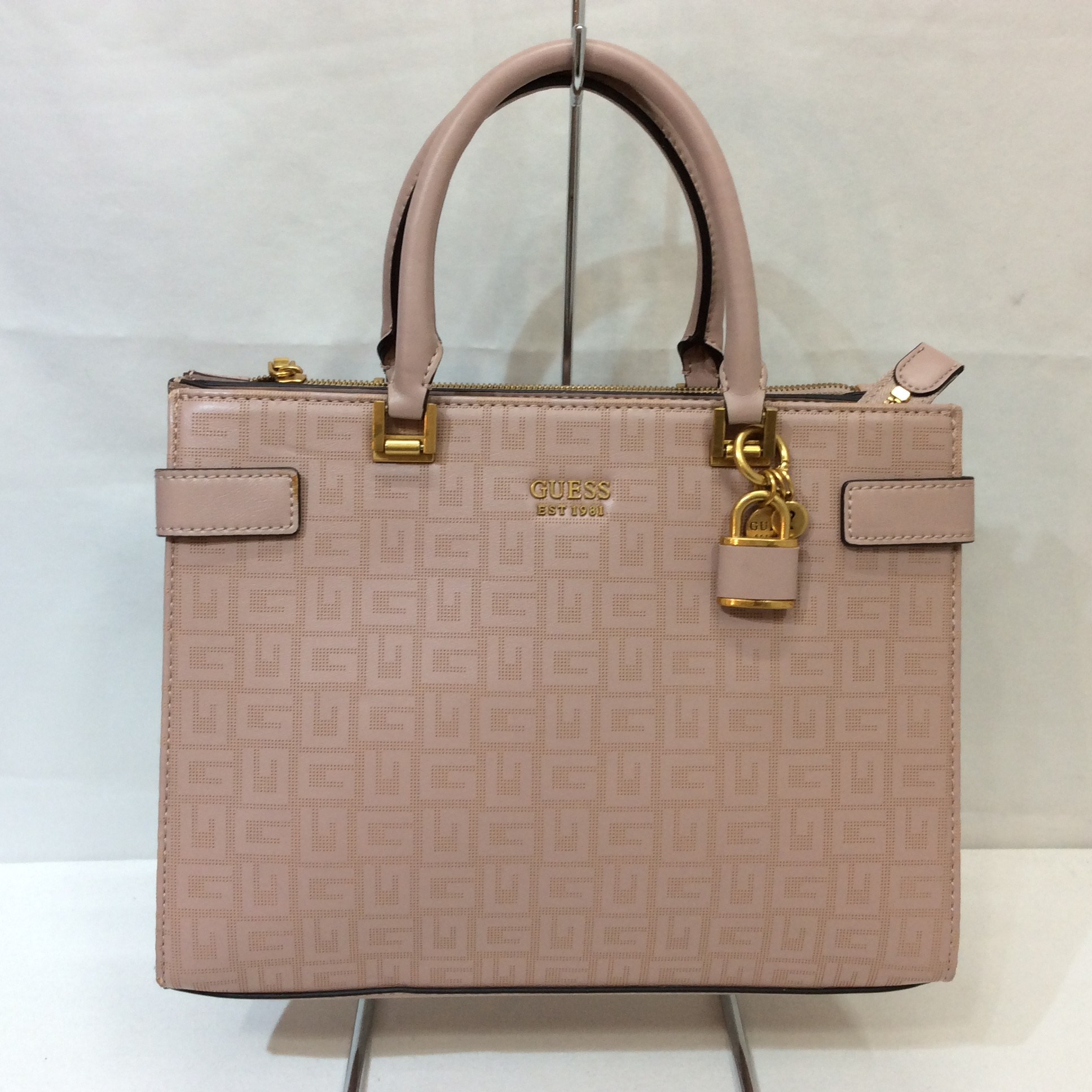 GUESS Atene ゲス ハンドバッグ ピンク系 ショルダーなし