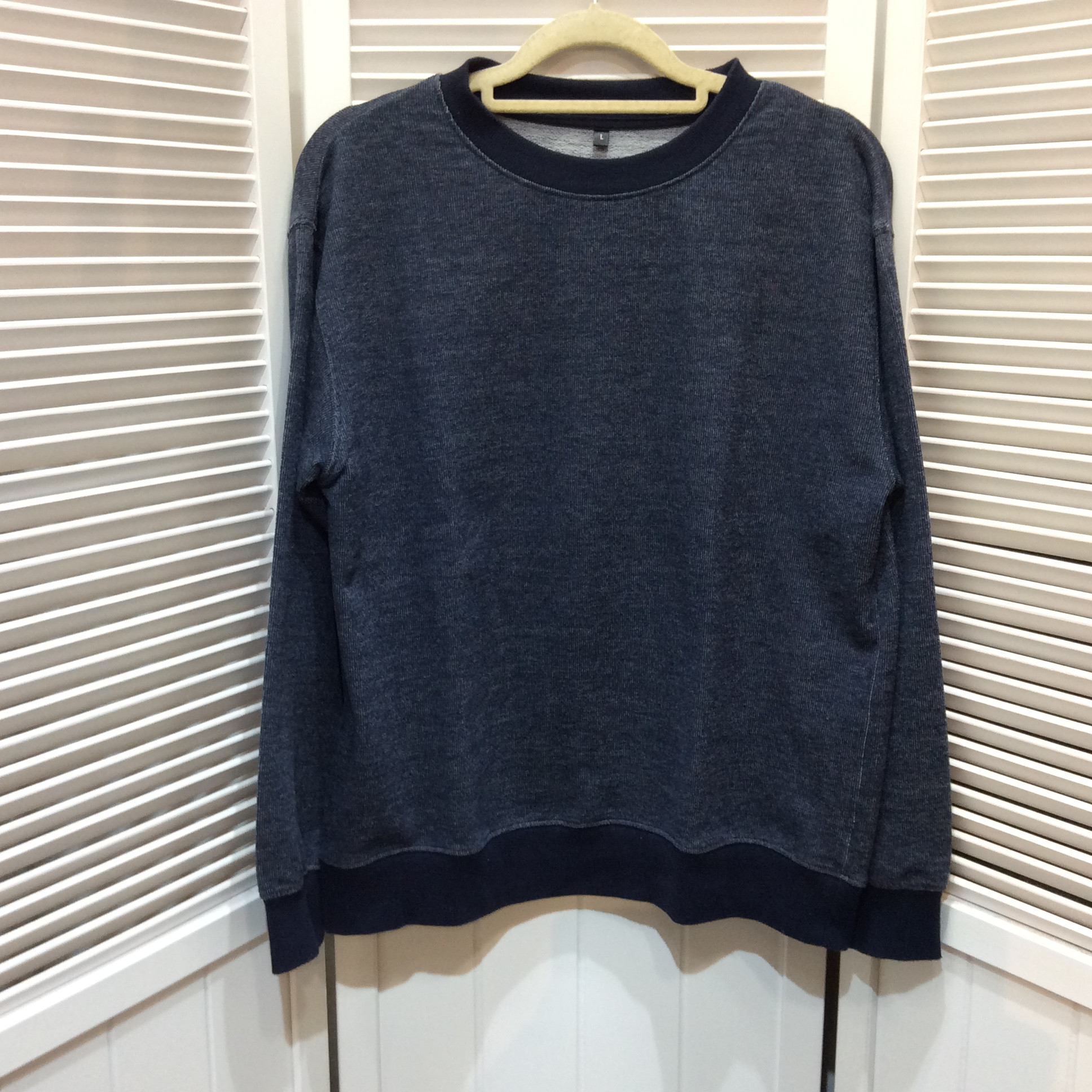 TOPVALU トレーナー  サイズL  ネイビー