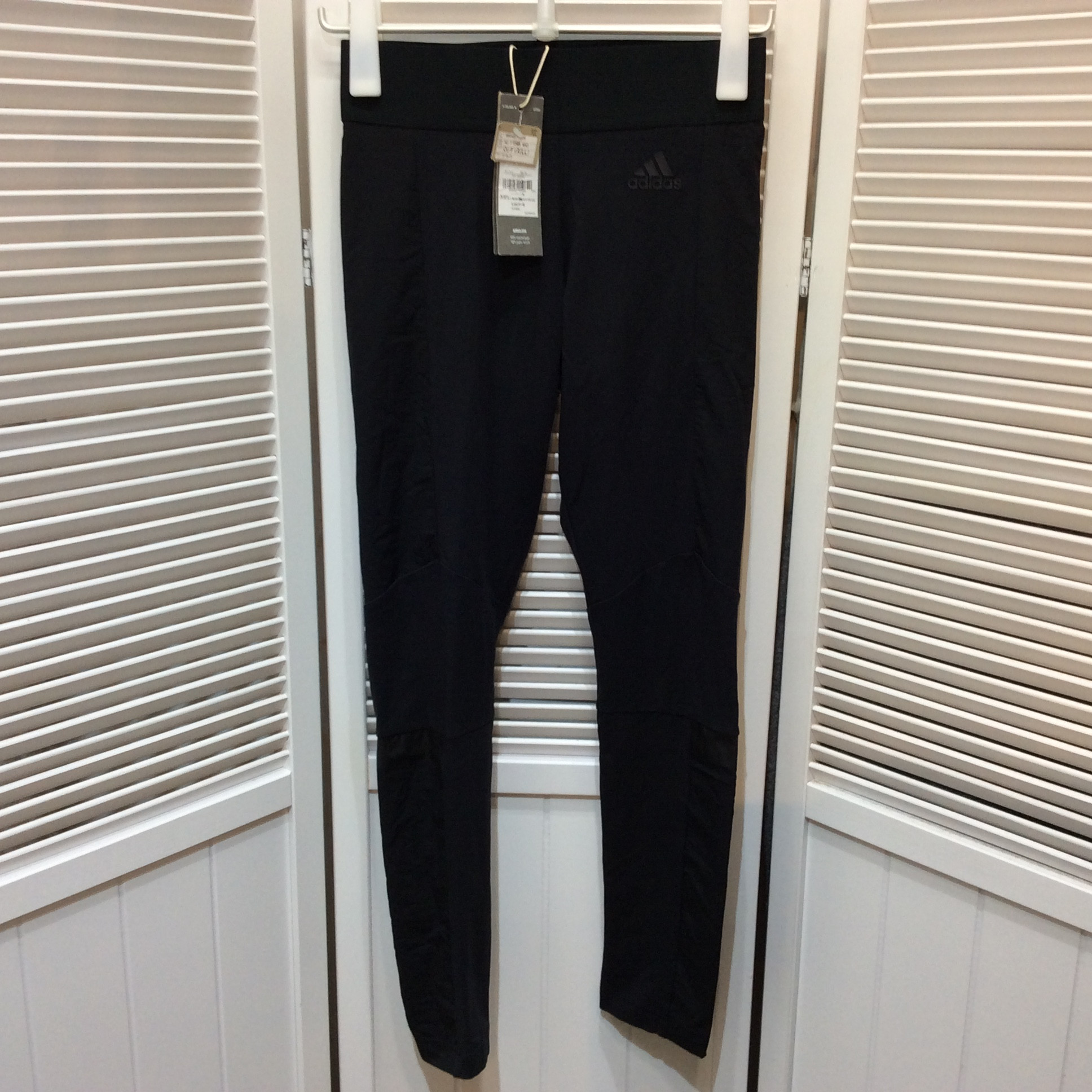 未使用☆adidas アディダス レディース トレーニングウェア タイツ O ブラック LL 