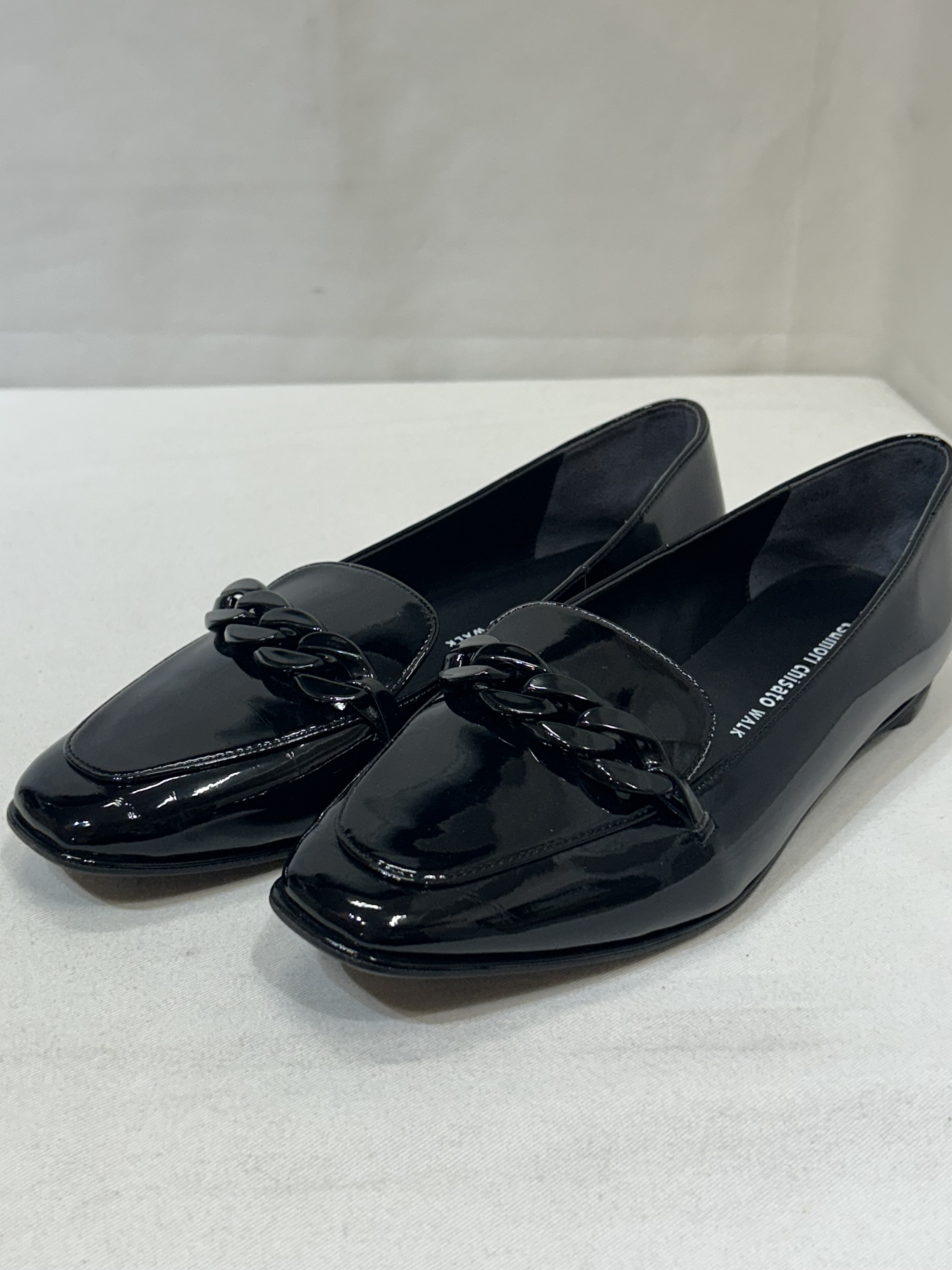 1回使用 ツモリチサト WALK 合皮ローファー  24.0cm 黒  美品