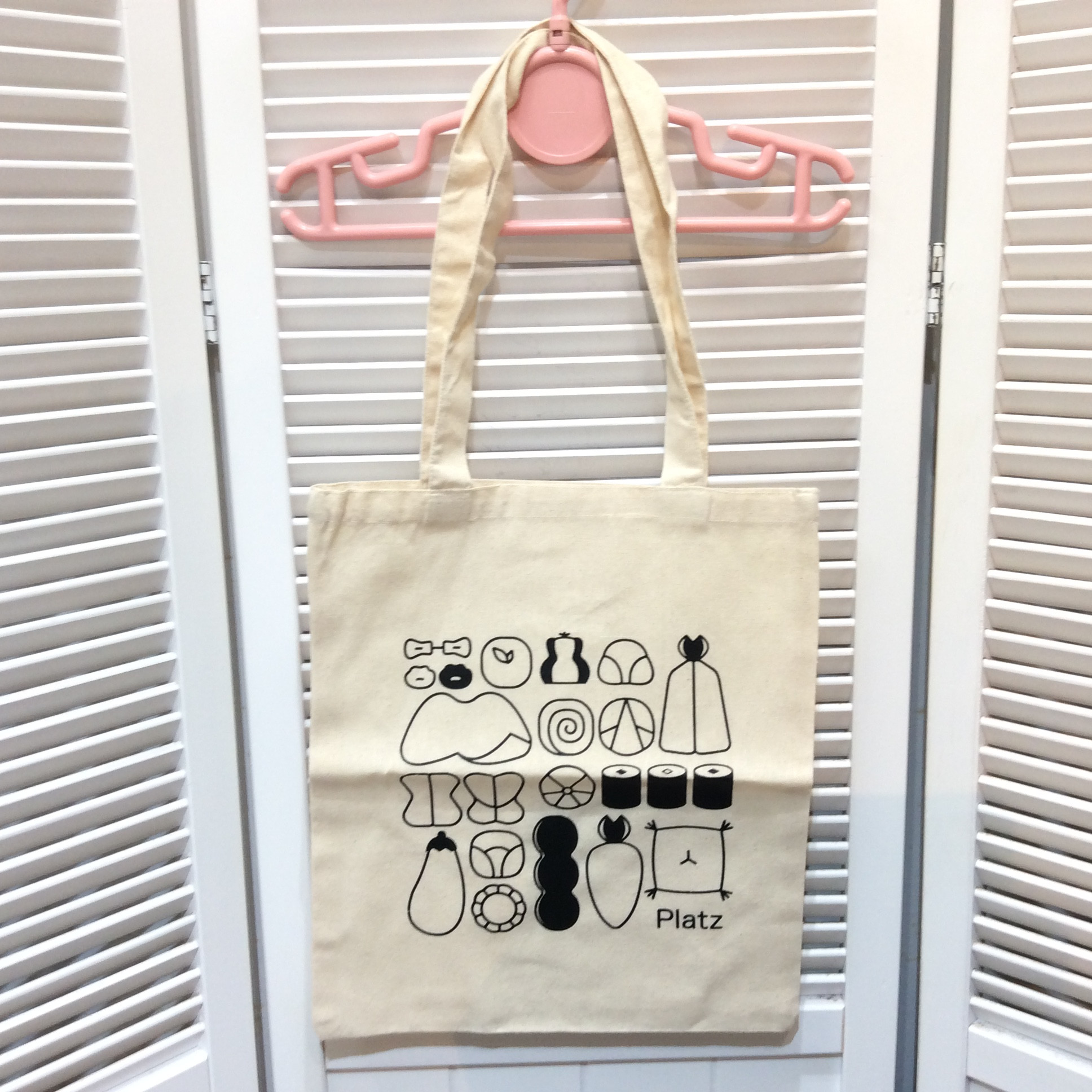 未使用 エコバッグ   ナチュラルプリント