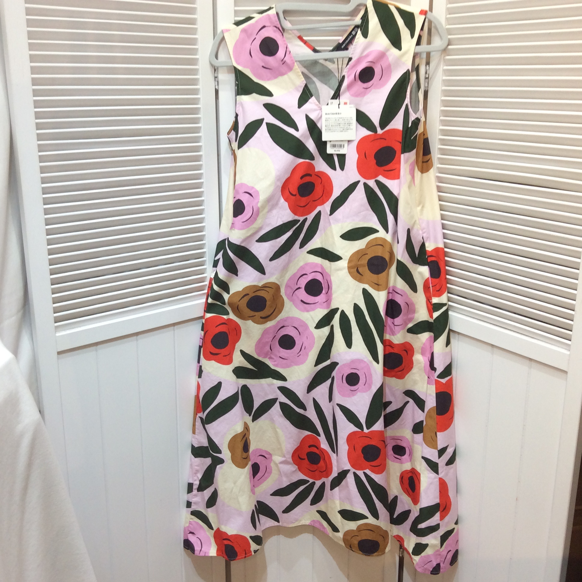 未使用 ユニクロ×マリメッコ ノースリーブワンピース サイズS  