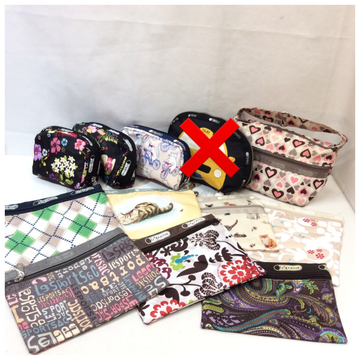 レスポートサック  ポーチ サイズ中  各種800円＋税