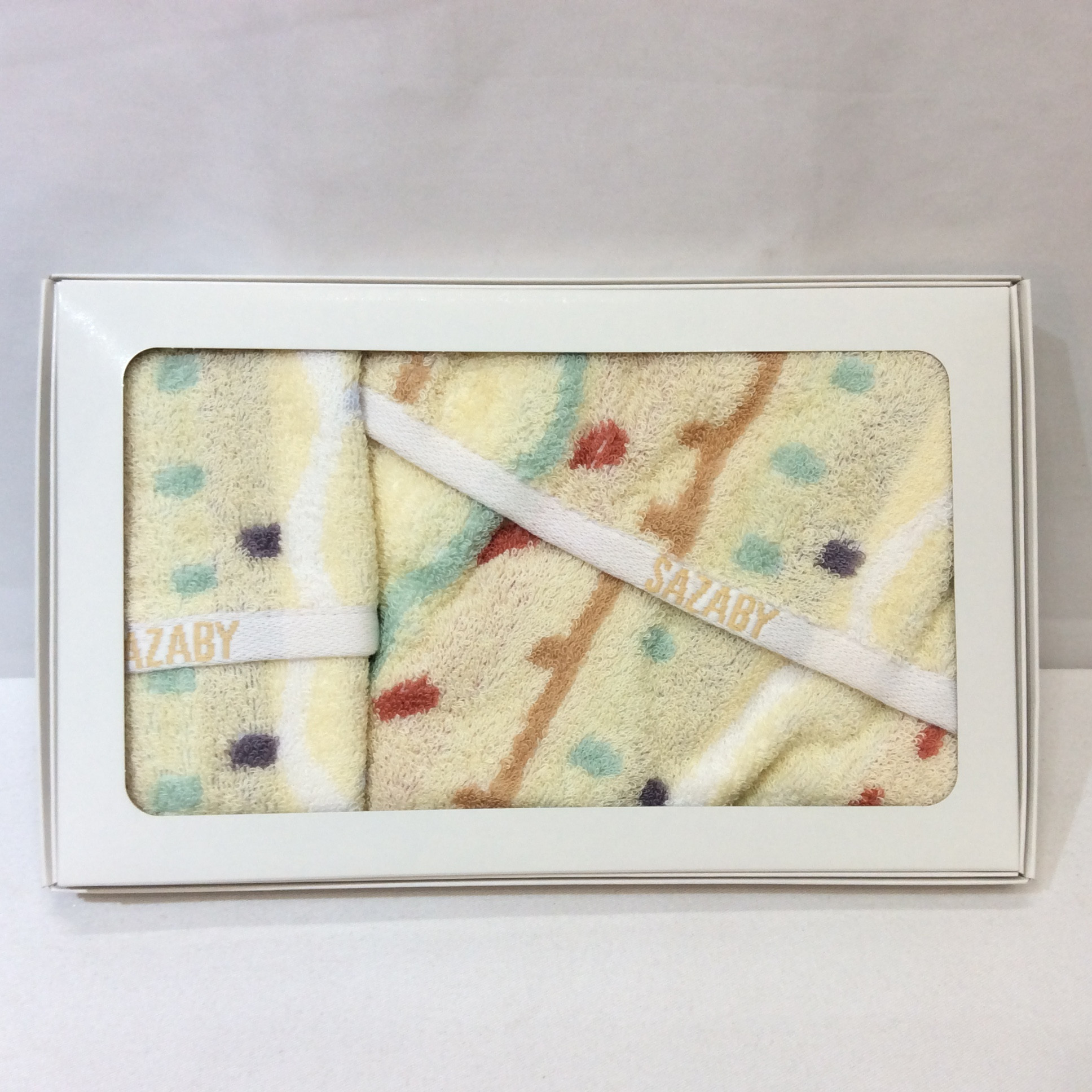 未使用☆SAZABY サザビー フェイスタオル＆ウォッシュタオル 2枚セット