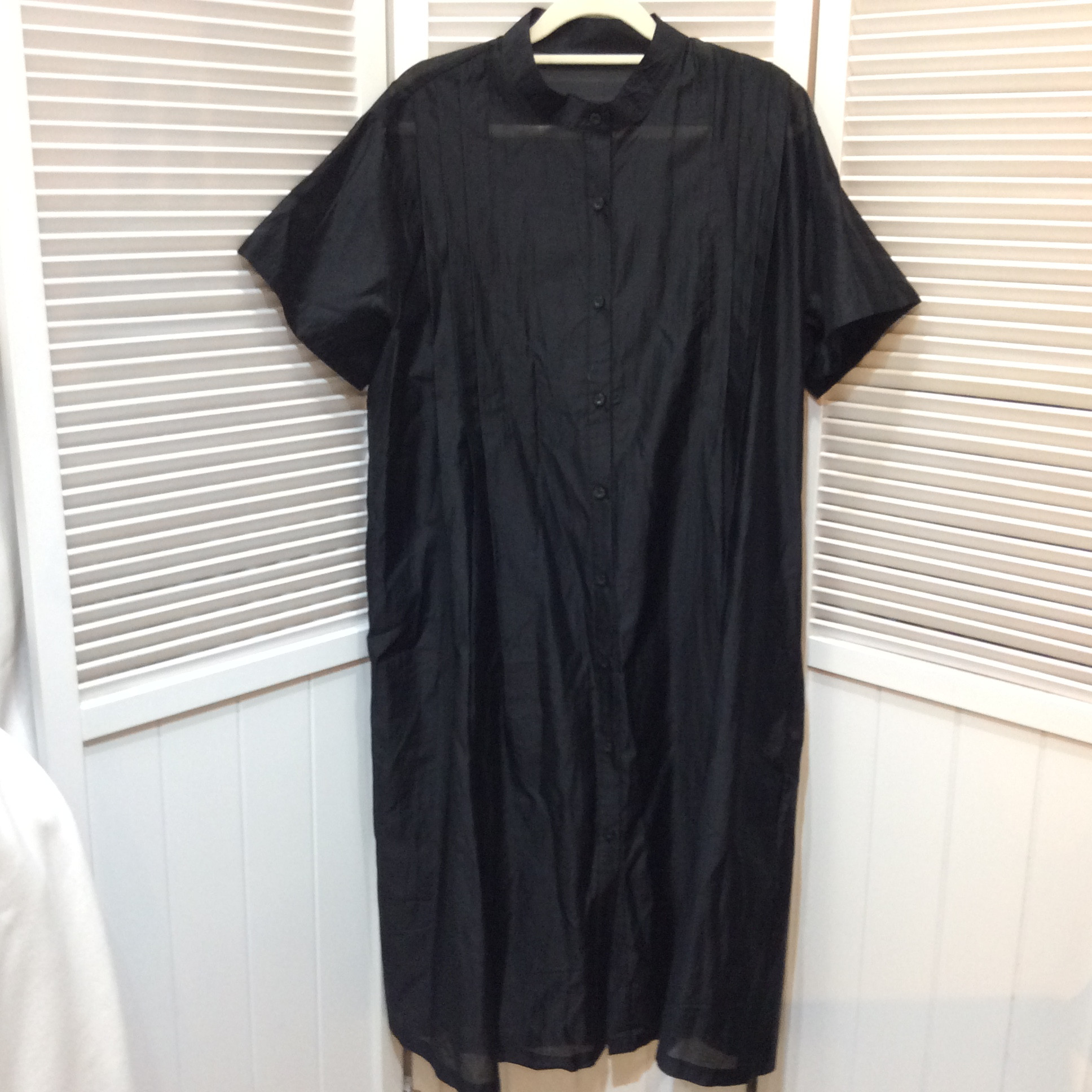 シースルーシャツワンピース M〜L 黒