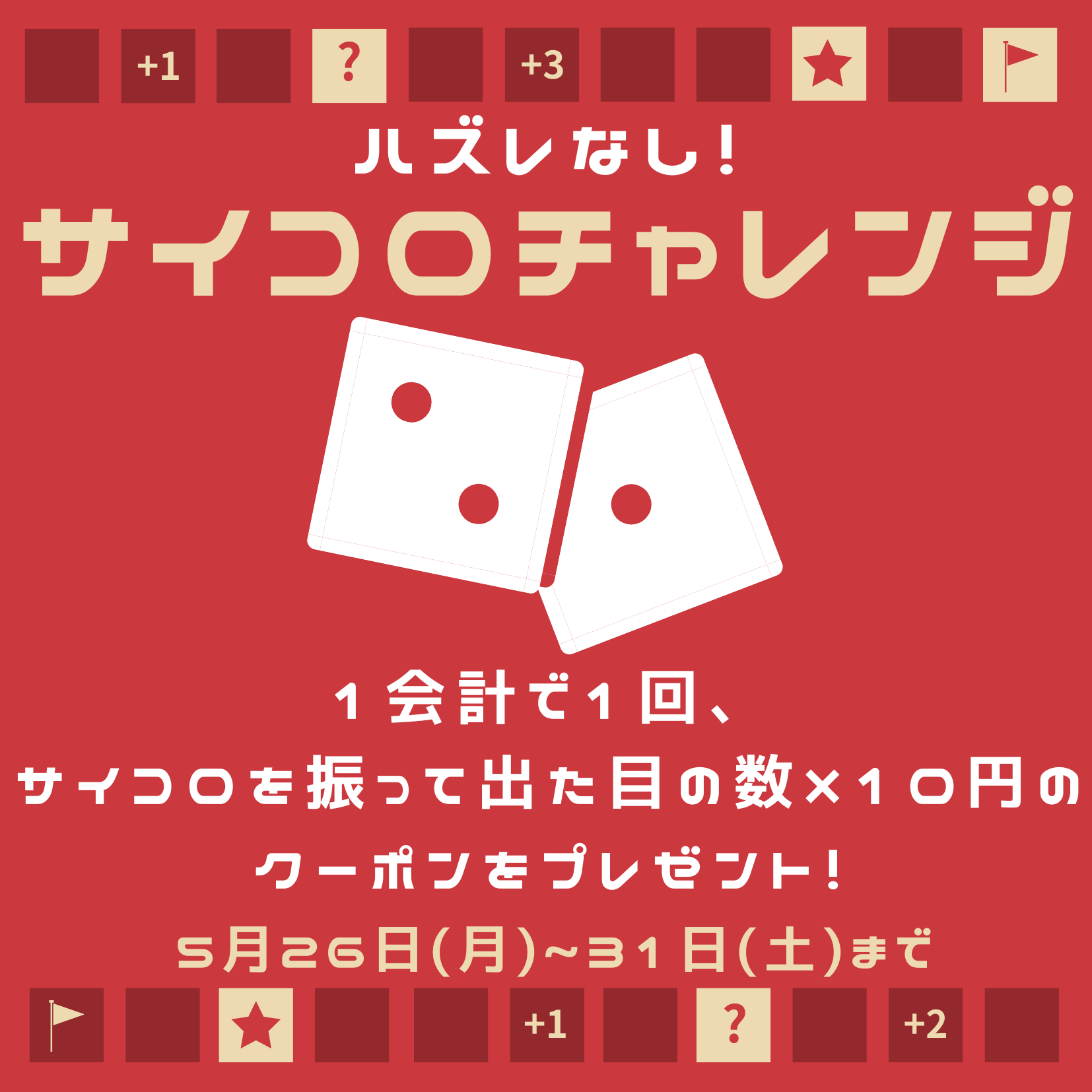 サイコロチャレンジ開催