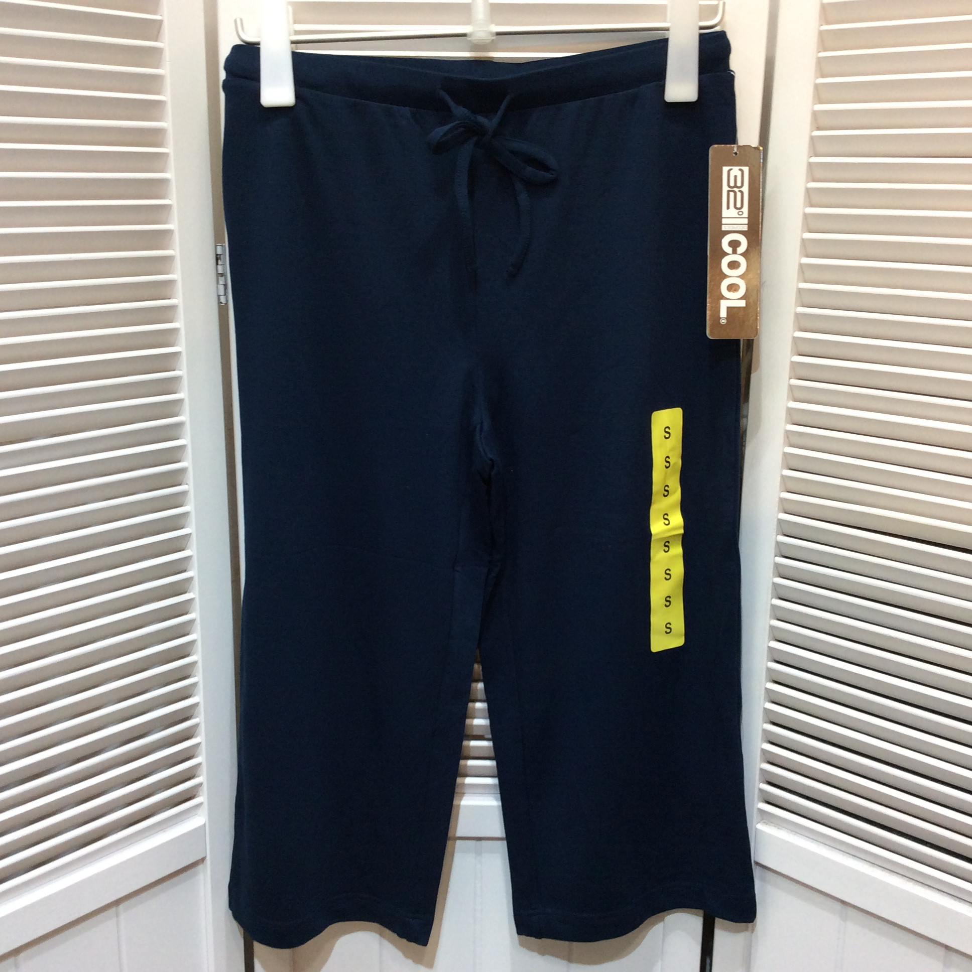 新品☆32 Degrees サーティーツーディグリース コストコ COOL ハーフパンツ S ネイビー 14392