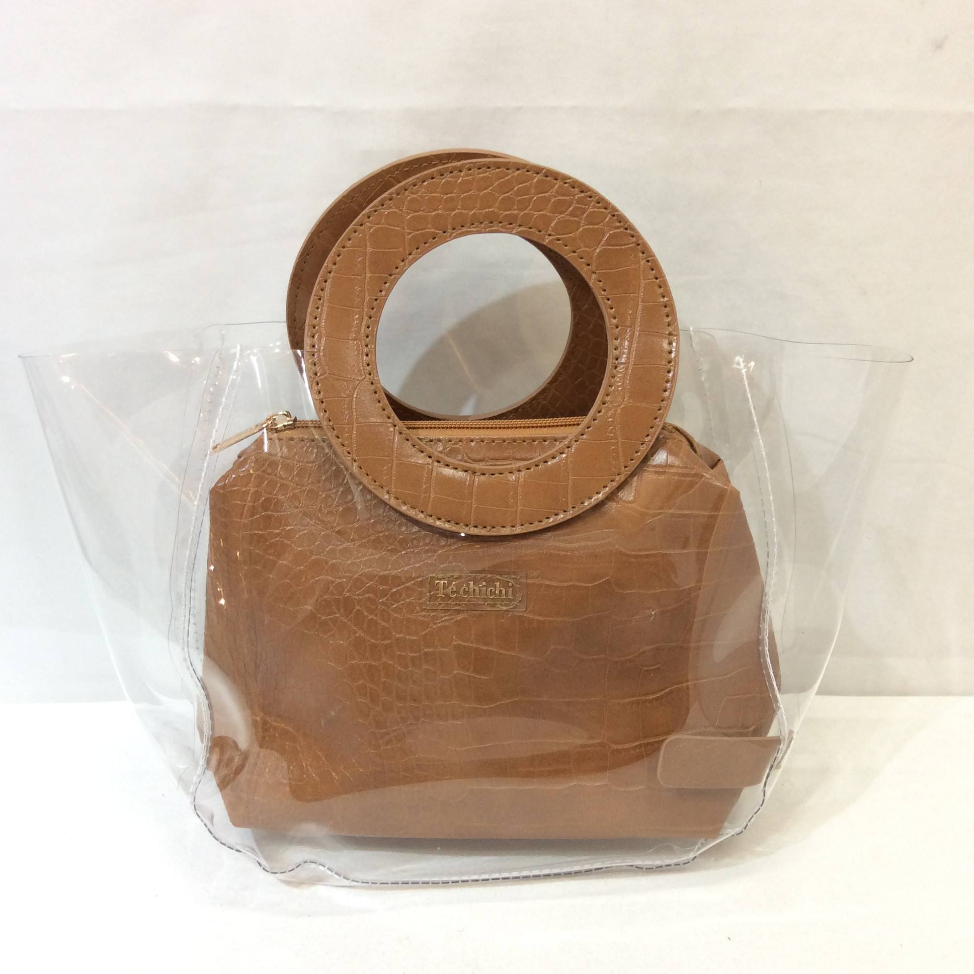 未使用☆Te chichi PVCクリアハンドバッグ(ポーチ付き)