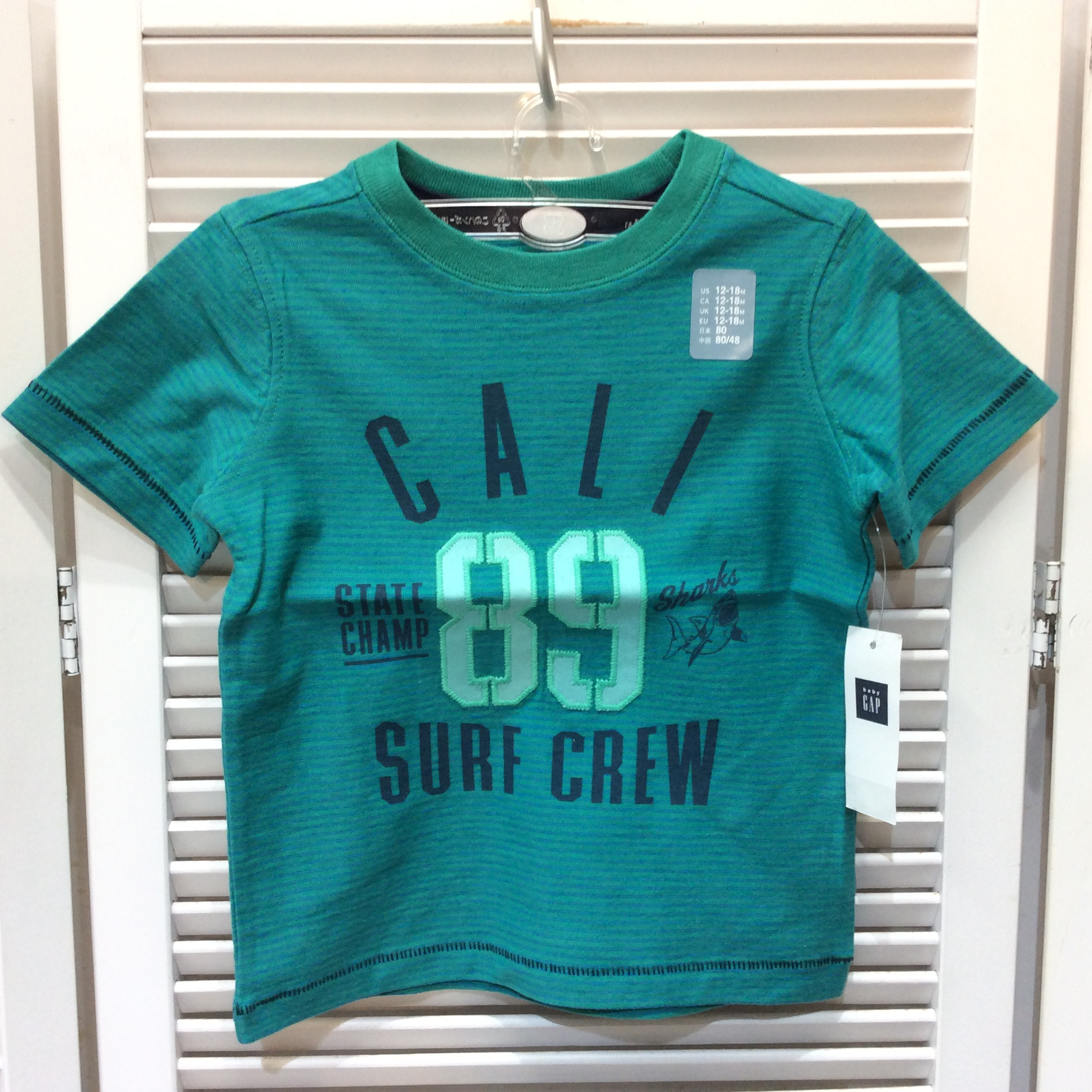 新品☆GAP baby ギャップベビー Tシャツ 80cm グリーン